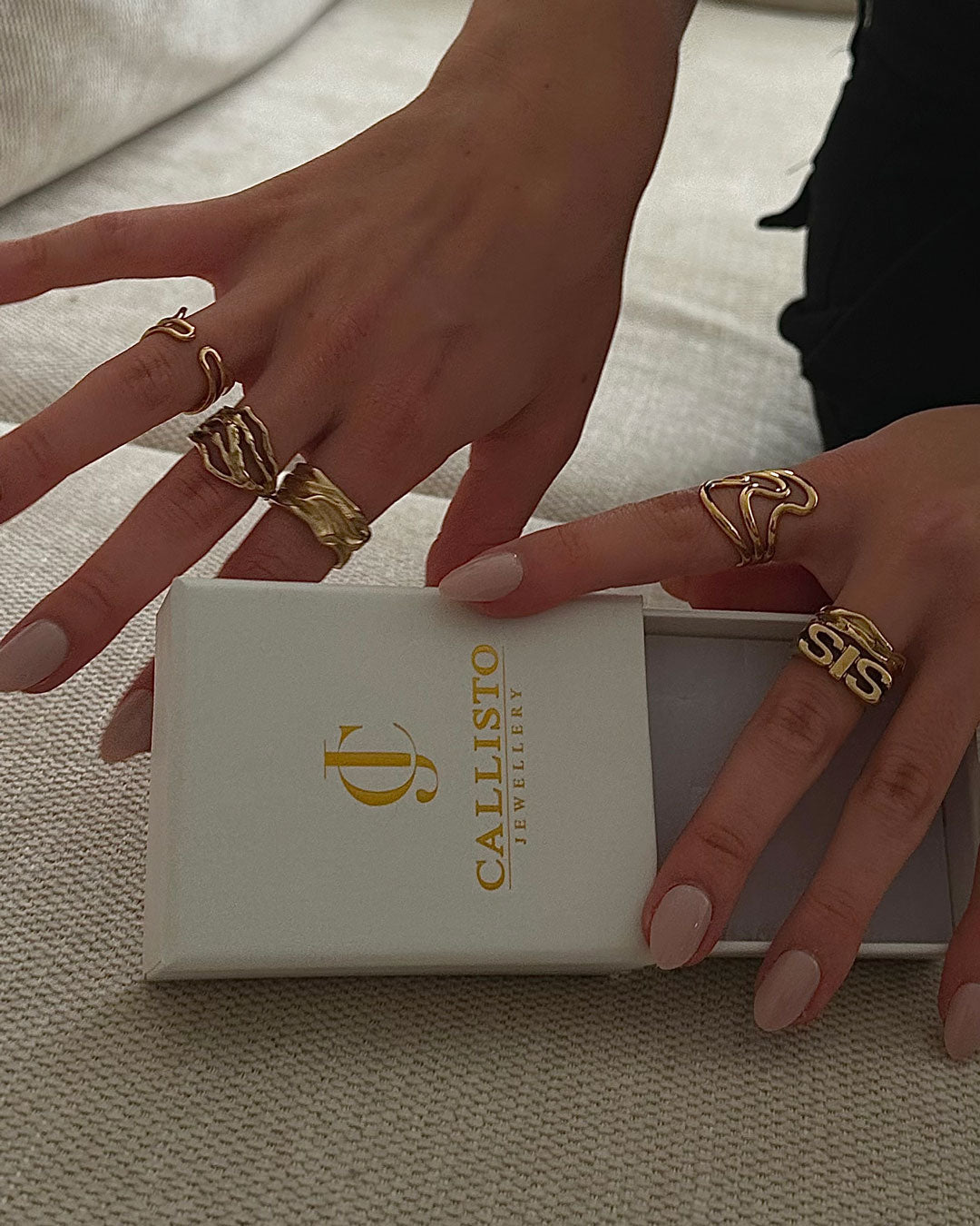 Jaylinette | Anello Grande in Oro 18K