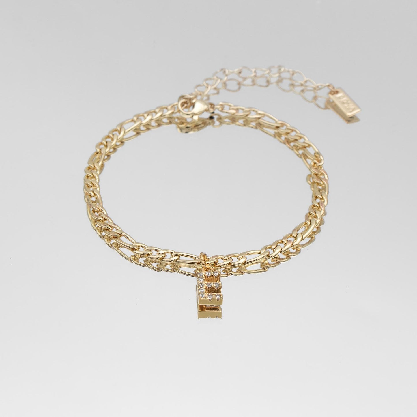 ICY Initial Anklet | Figaro
