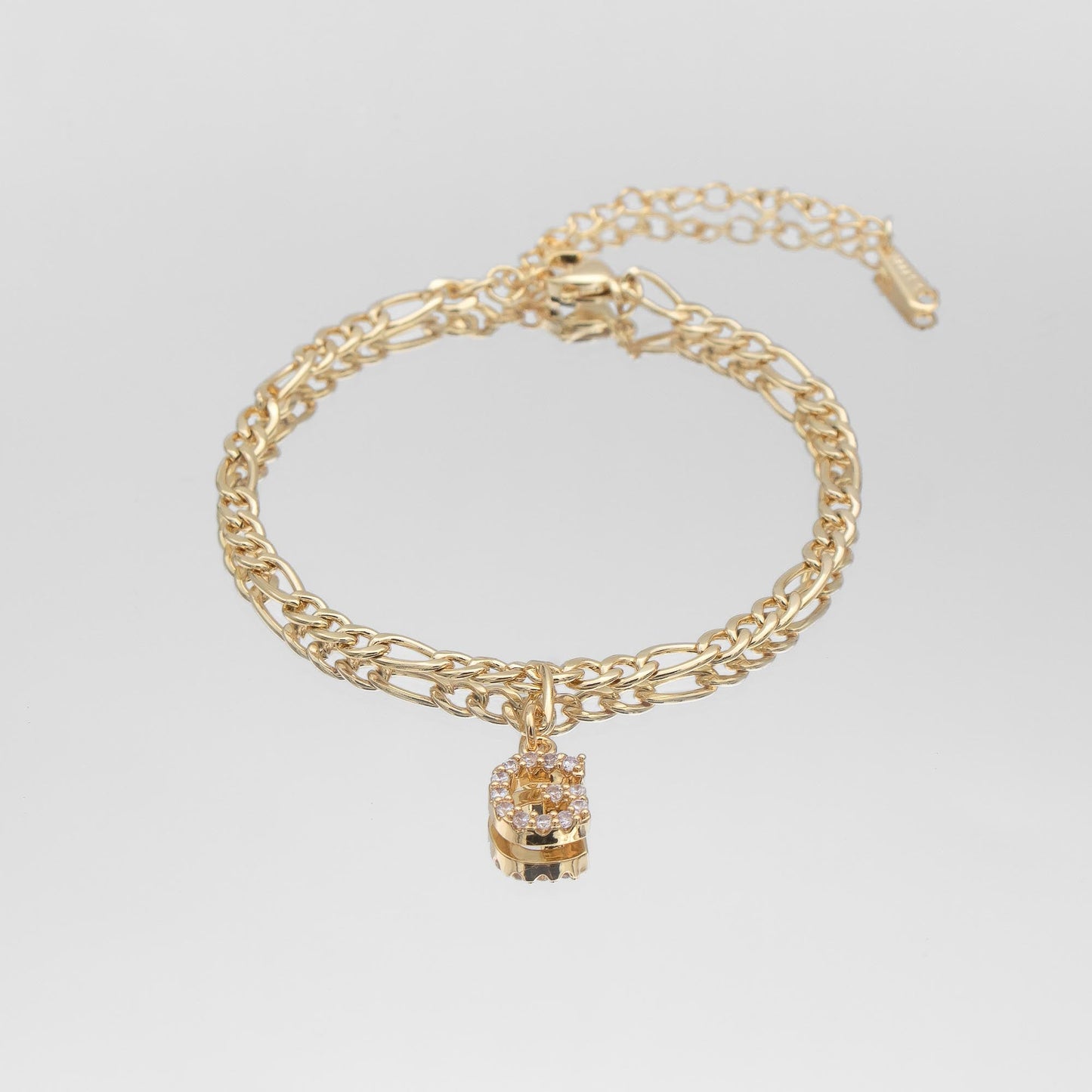ICY Initial Anklet | Figaro