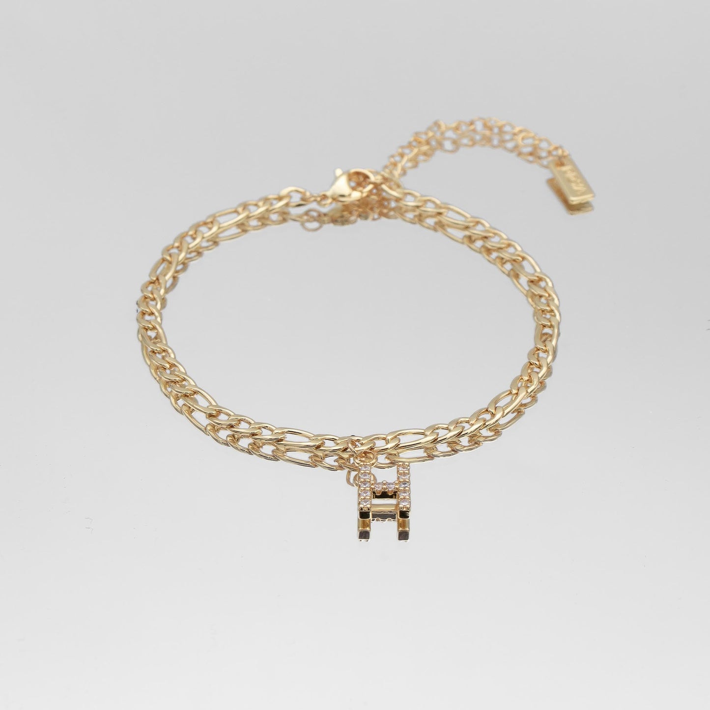 ICY Initial Anklet | Figaro