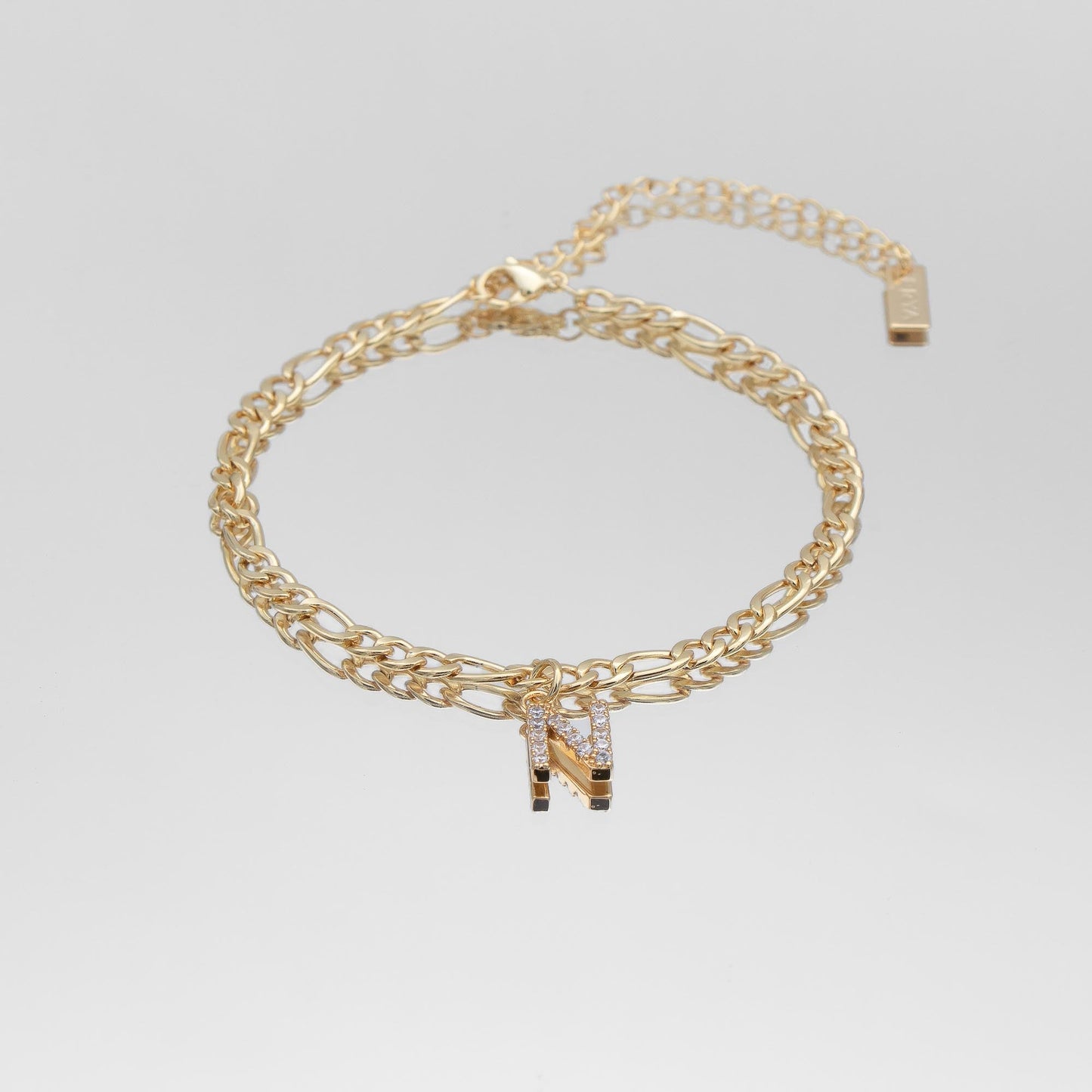 ICY Initial Anklet | Figaro