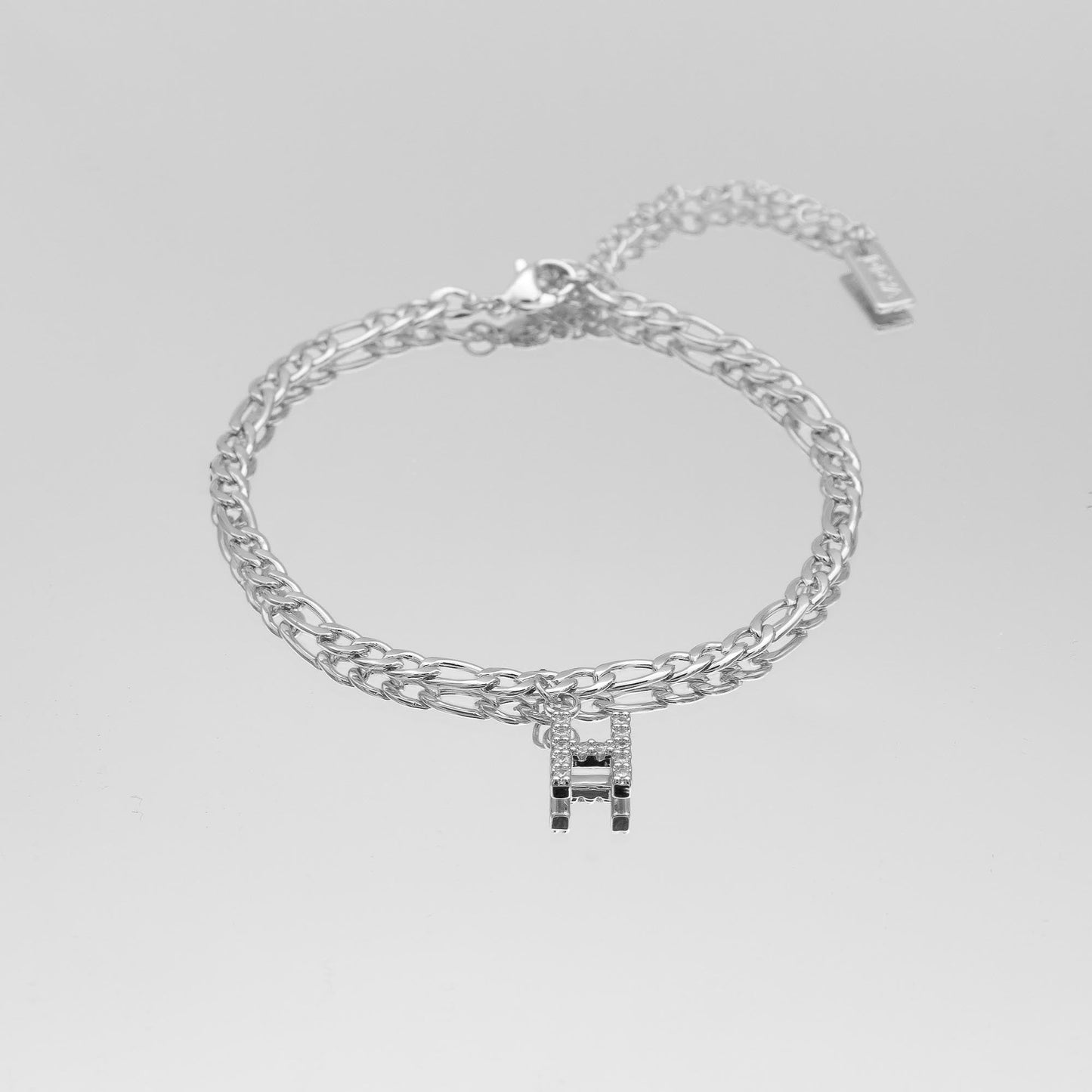 ICY Initial Anklet | Figaro