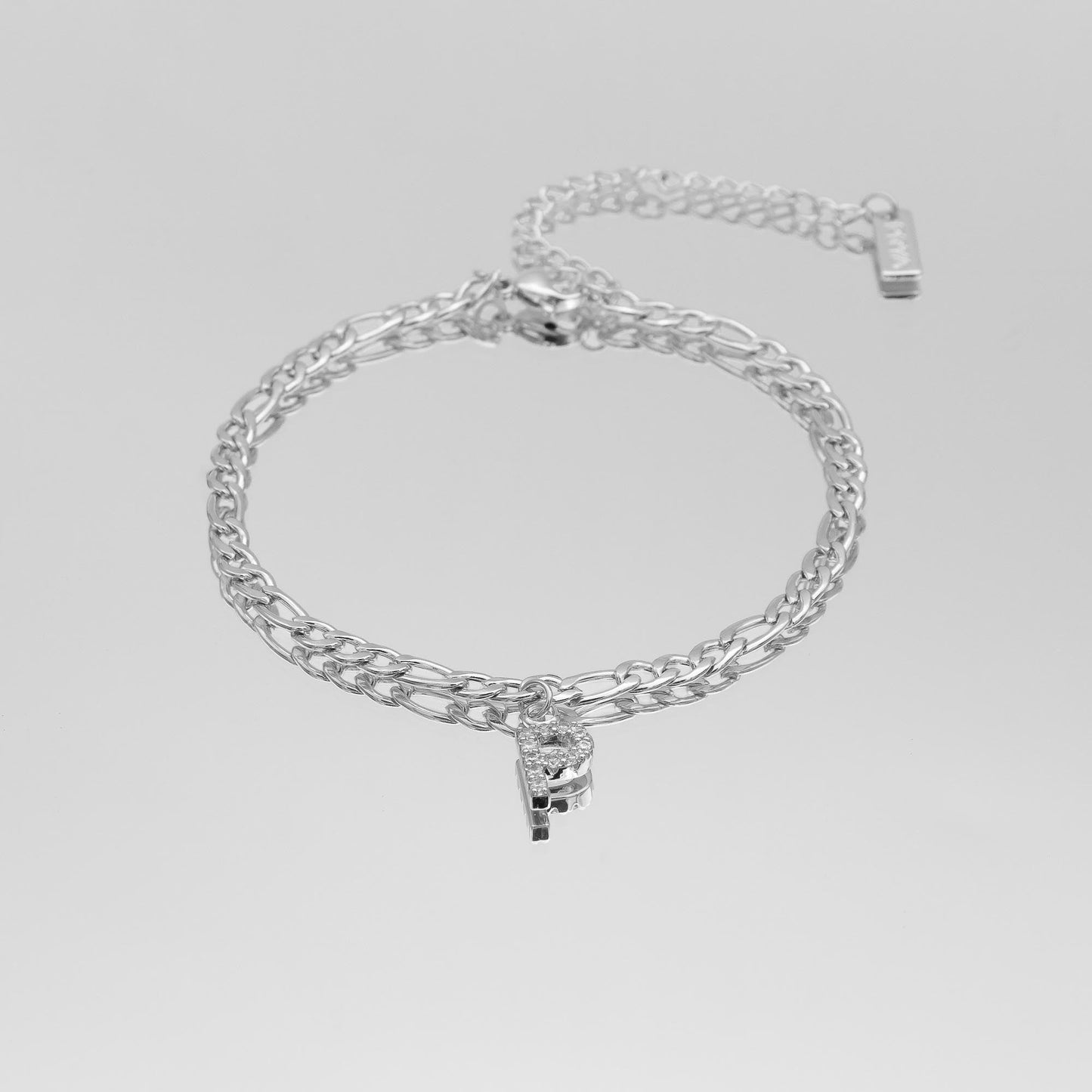 ICY Initial Anklet | Figaro