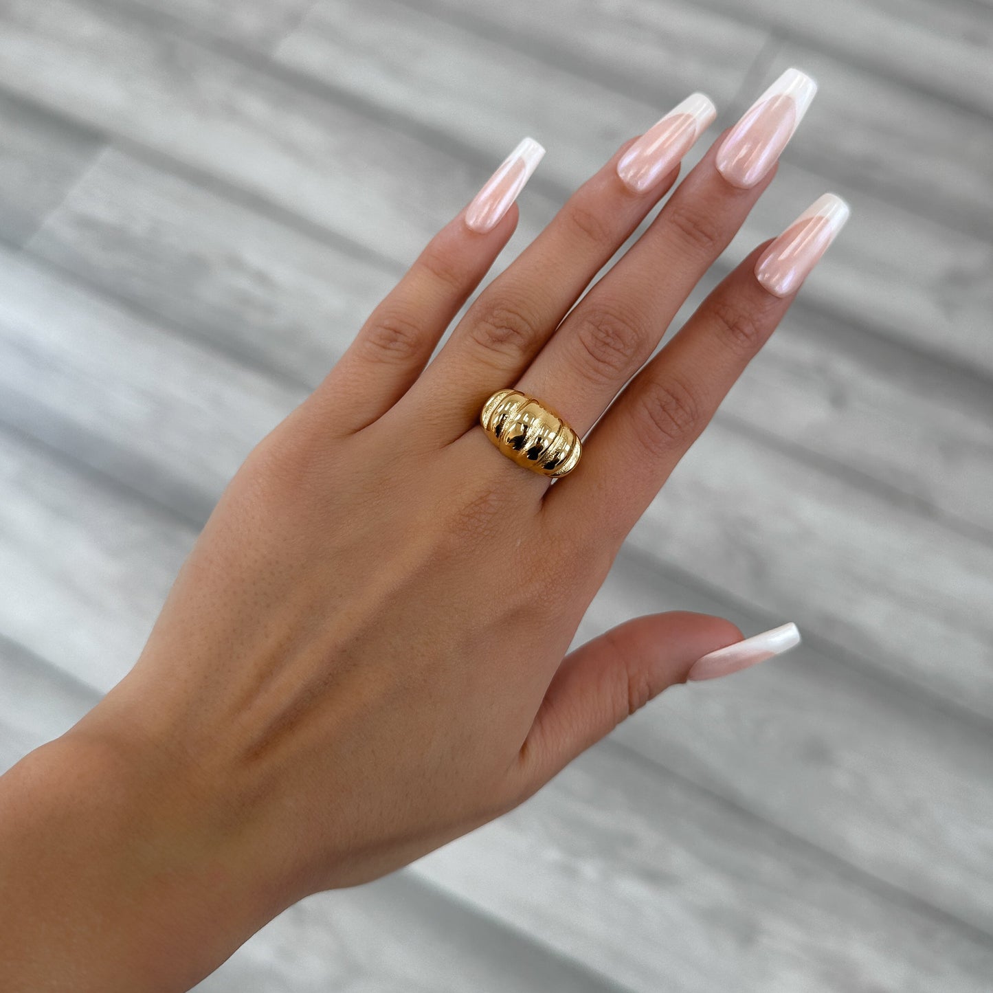 Inez Chunky Dome Ring