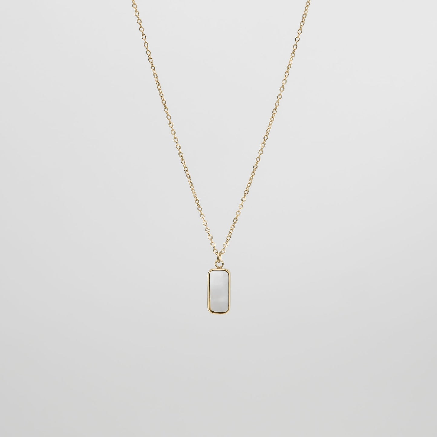 Janelle Opal Tablet Necklace