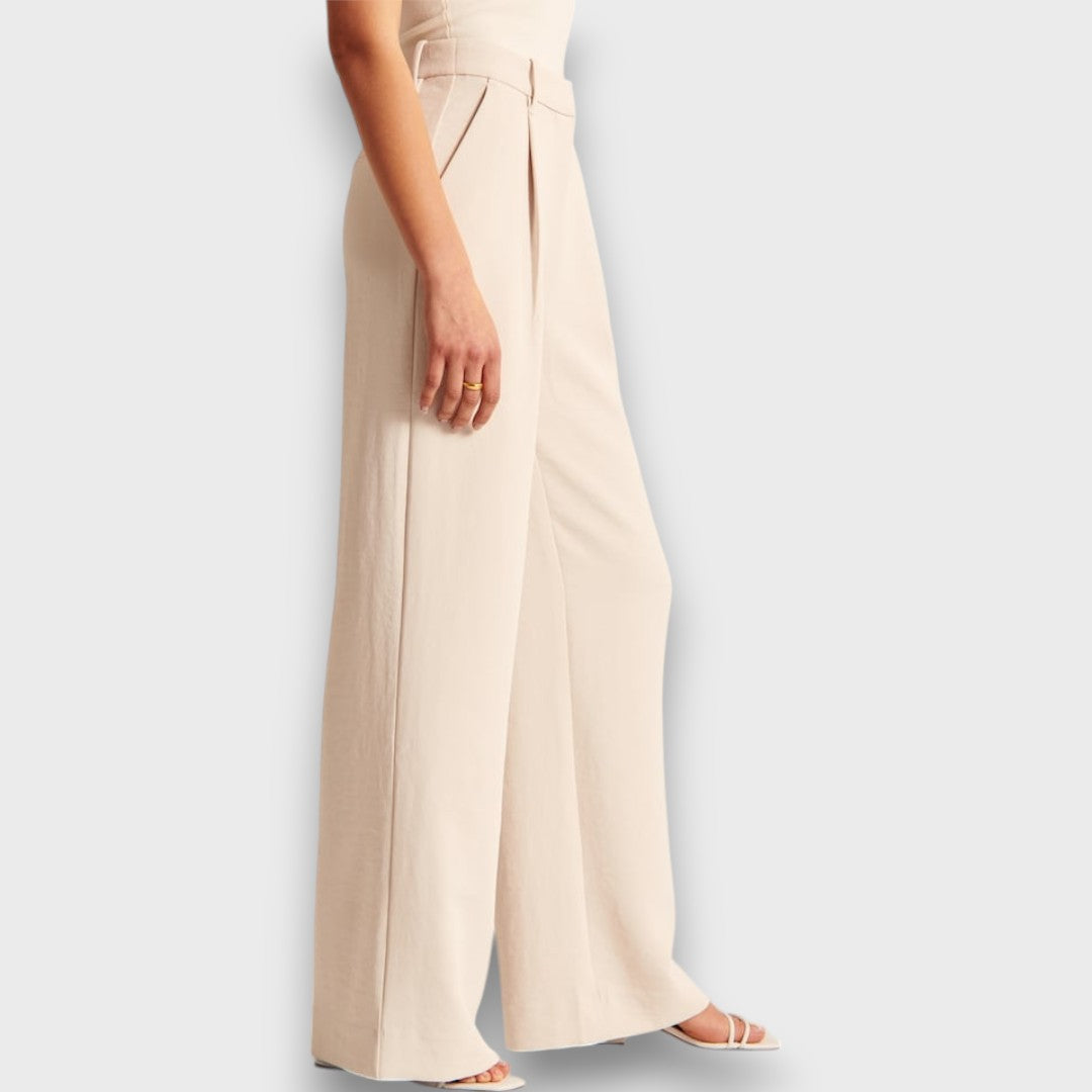 Alva – Pantaloni larghi con vita alta