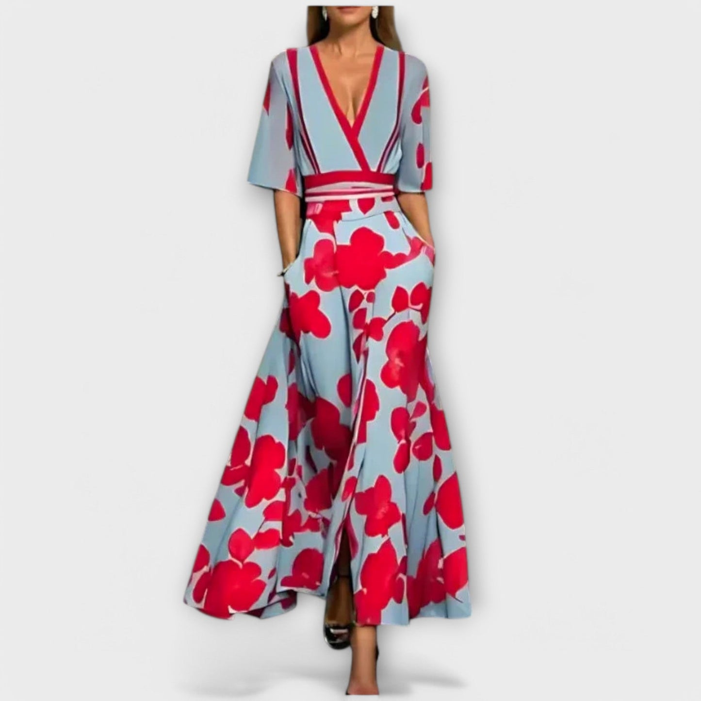 Elise ™️ - Elegante abito tubino con fiori