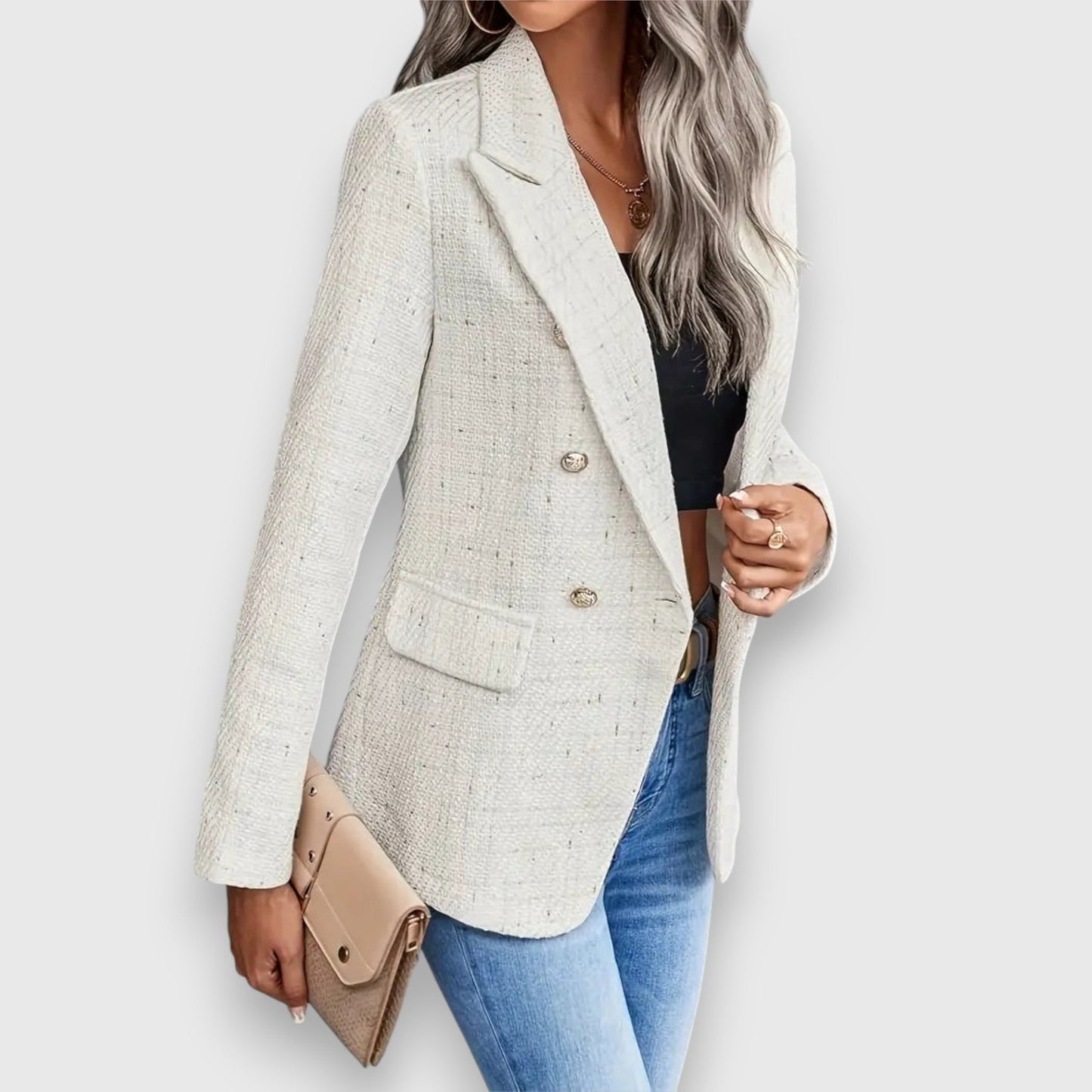 Zarela – Blazer in Tweed per giornate calde
