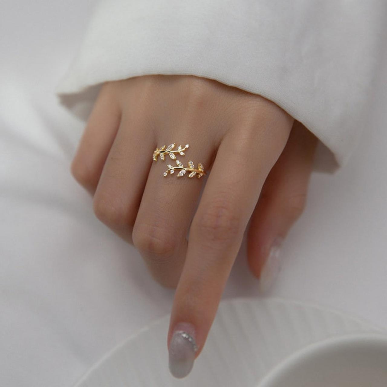 Kaelirisse | Anello in Zirconia Oro 18K