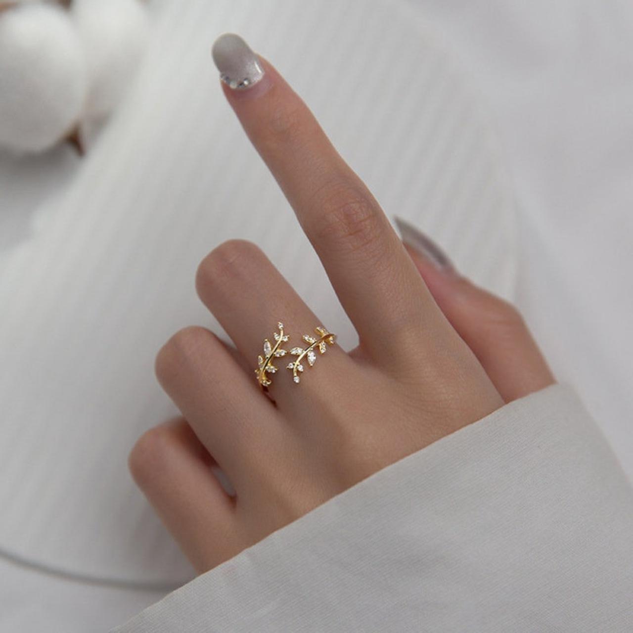Kaelirisse | Anello in Zirconia Oro 18K