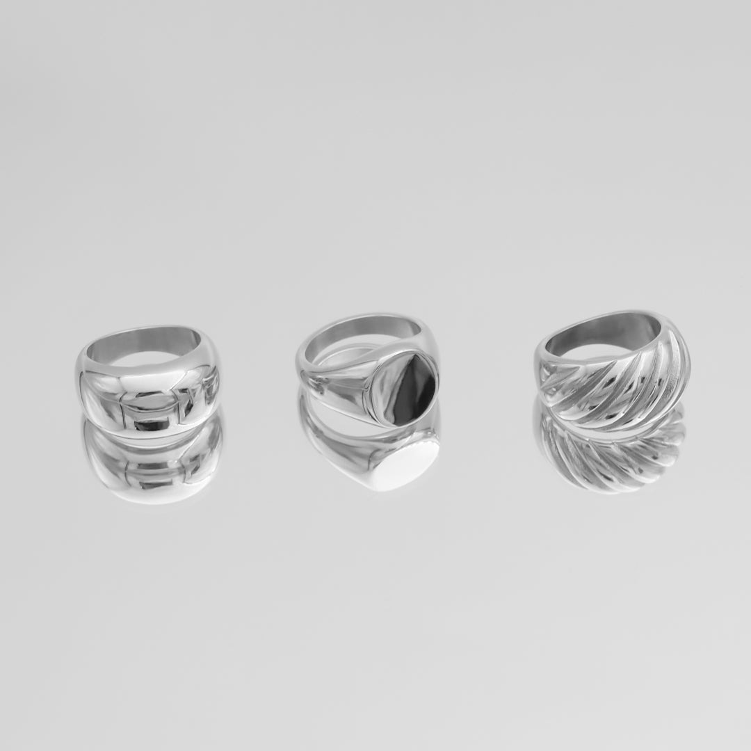 Alexa Dome Ring | Silver