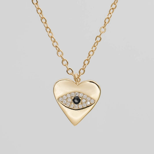Horus Eye Heart Necklace
