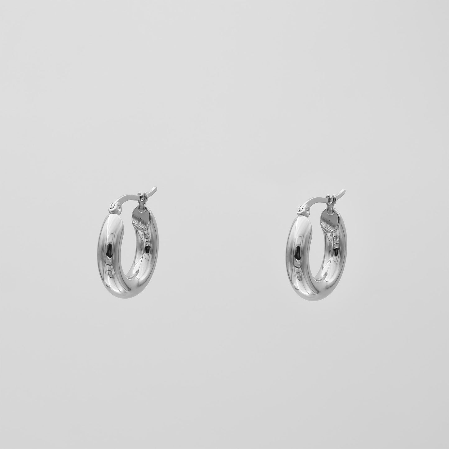 Classic Silver Filled Hoops