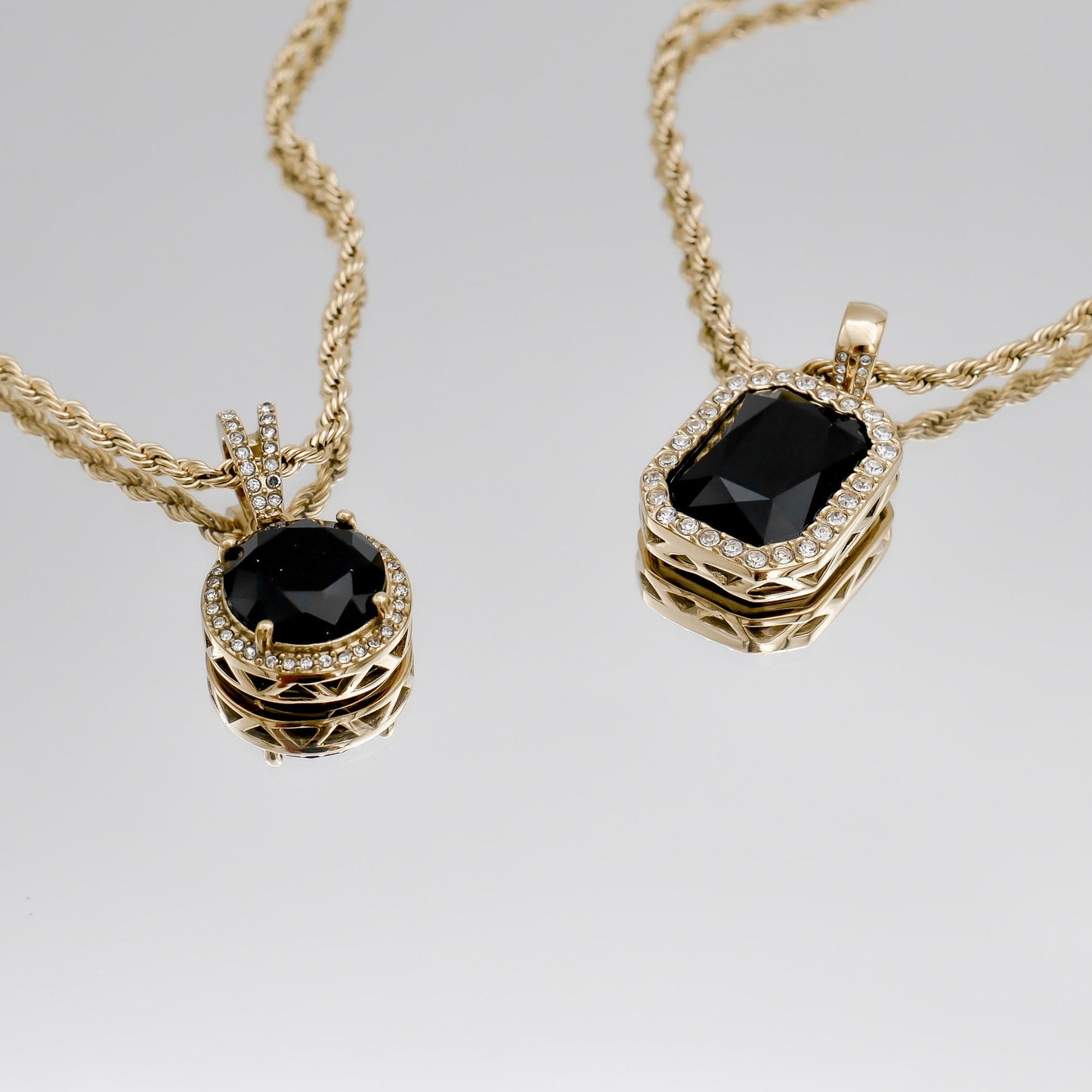 Amelia Onyx Tablet Necklace