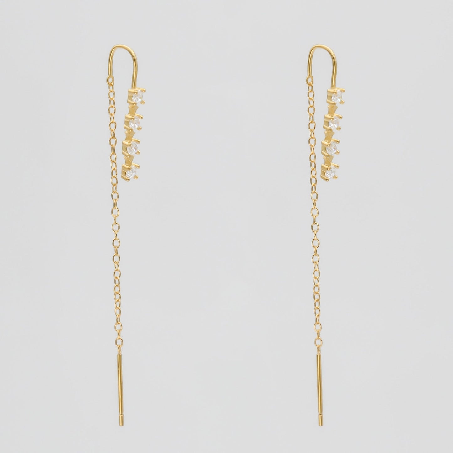 CZ Drop earrings