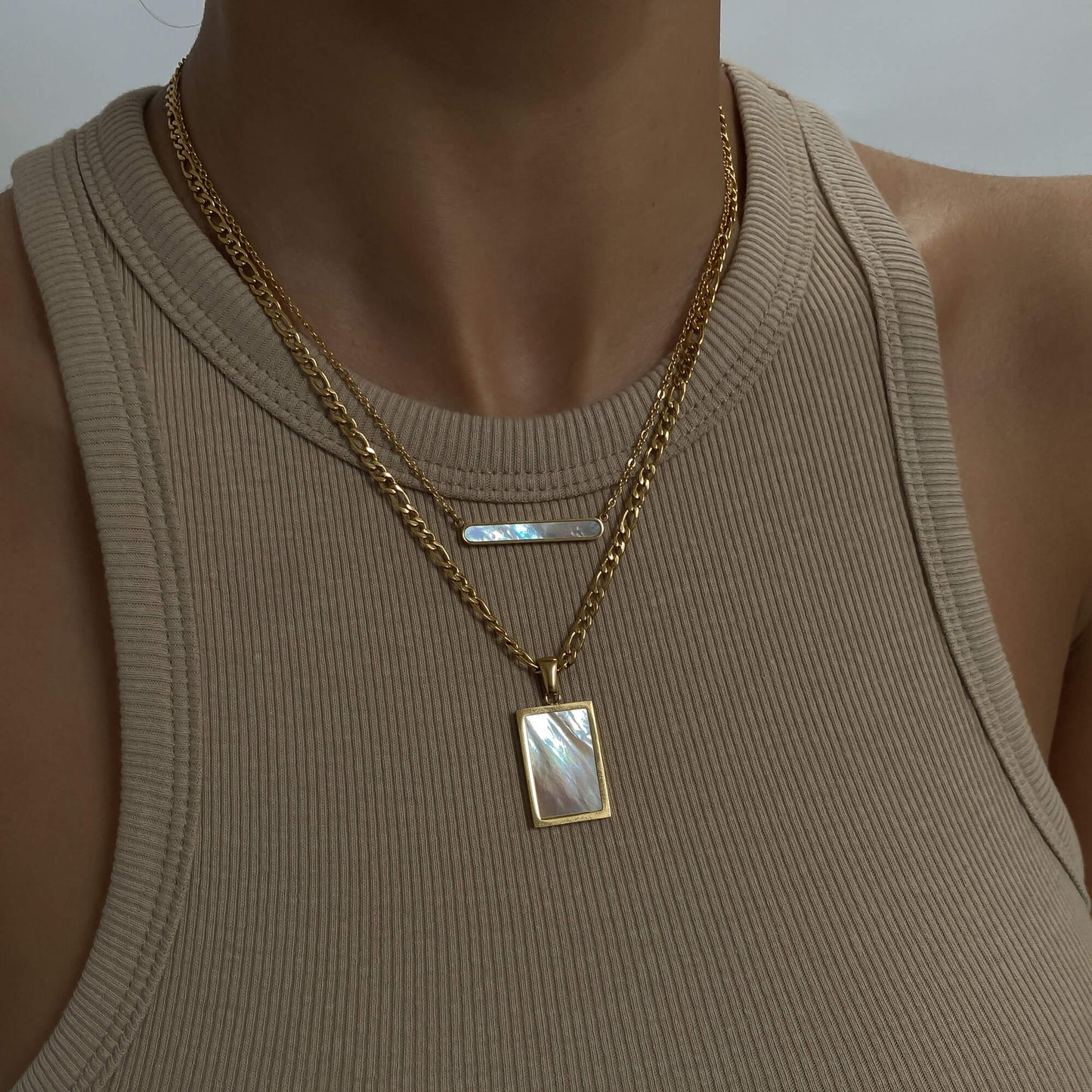 Amaya Opal Bar Necklace