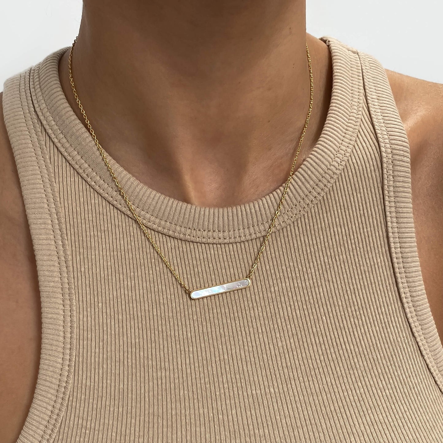Amaya Opal Bar Necklace