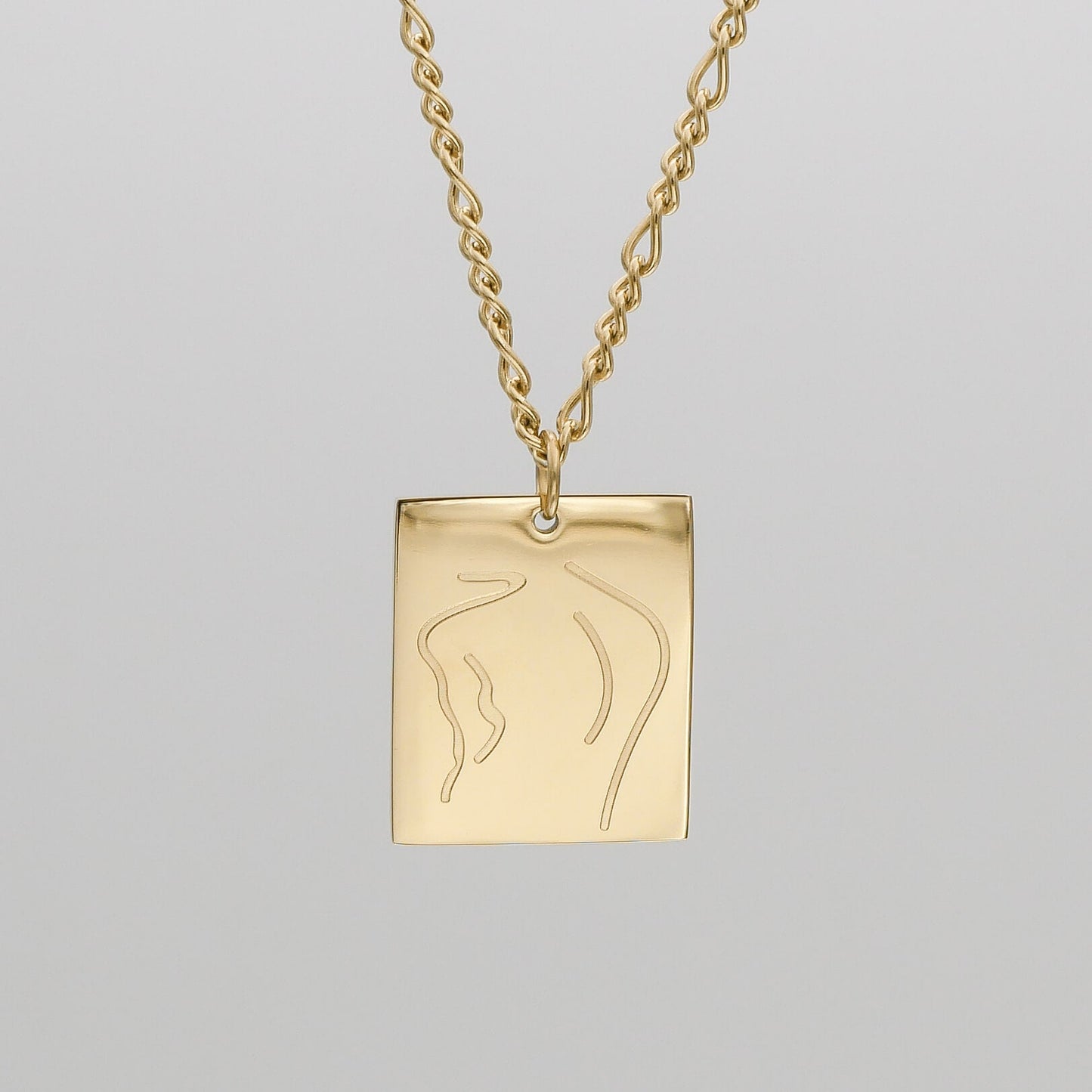 Tanya Figure Tablet Necklace