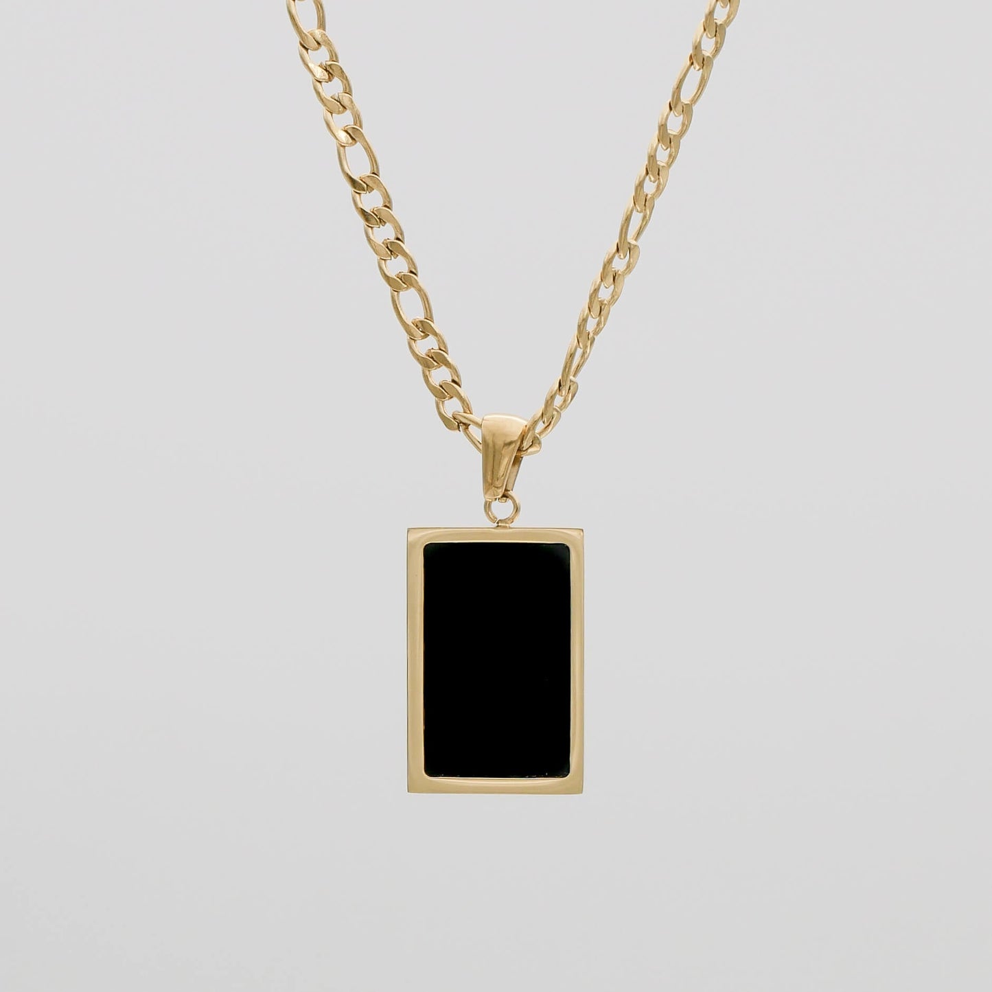 Saraya Onyx Tablet Necklace