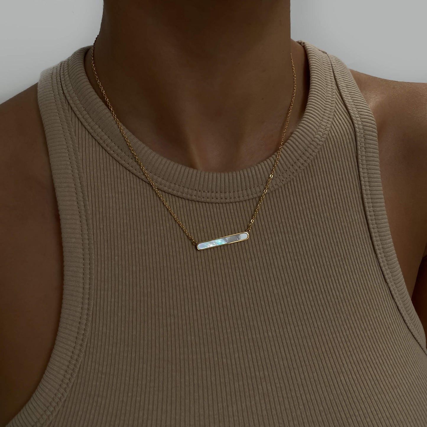 Amaya Opal Bar Necklace