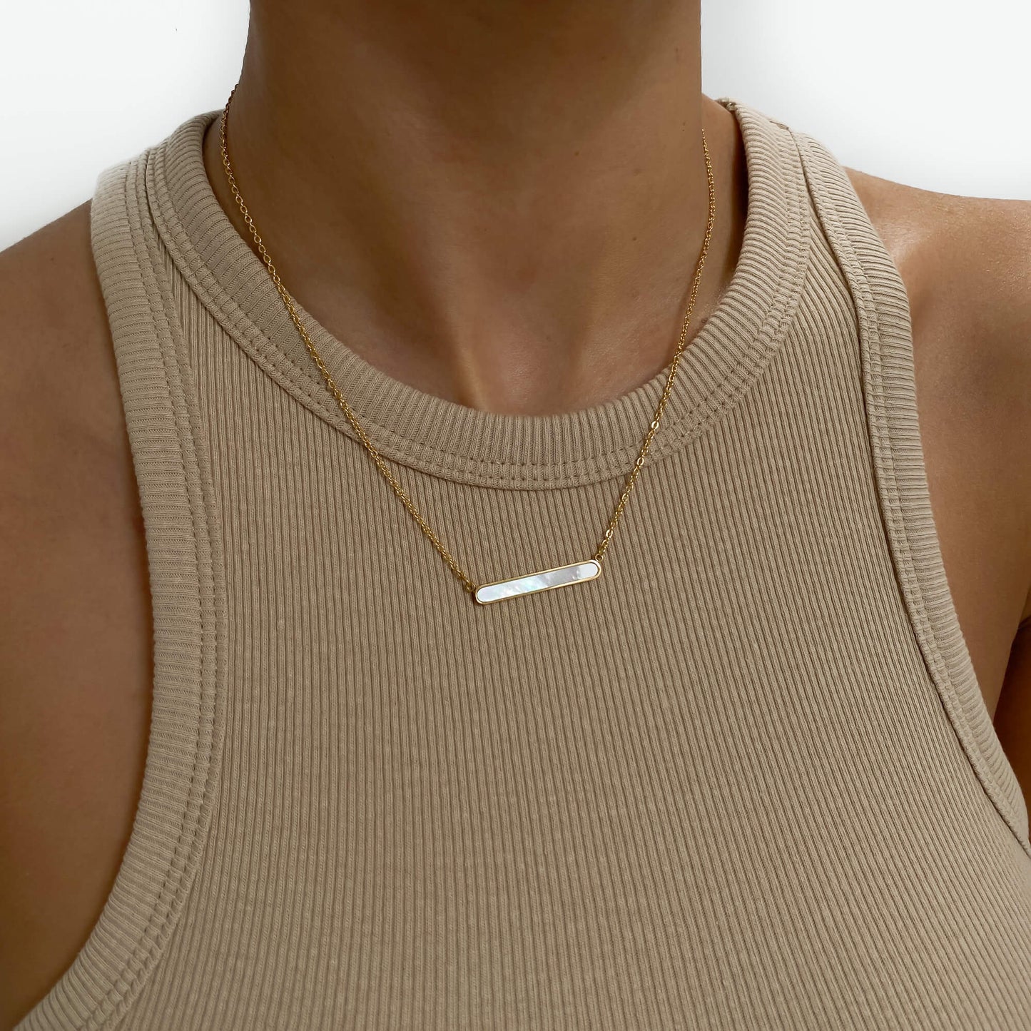 Amaya Opal Bar Necklace