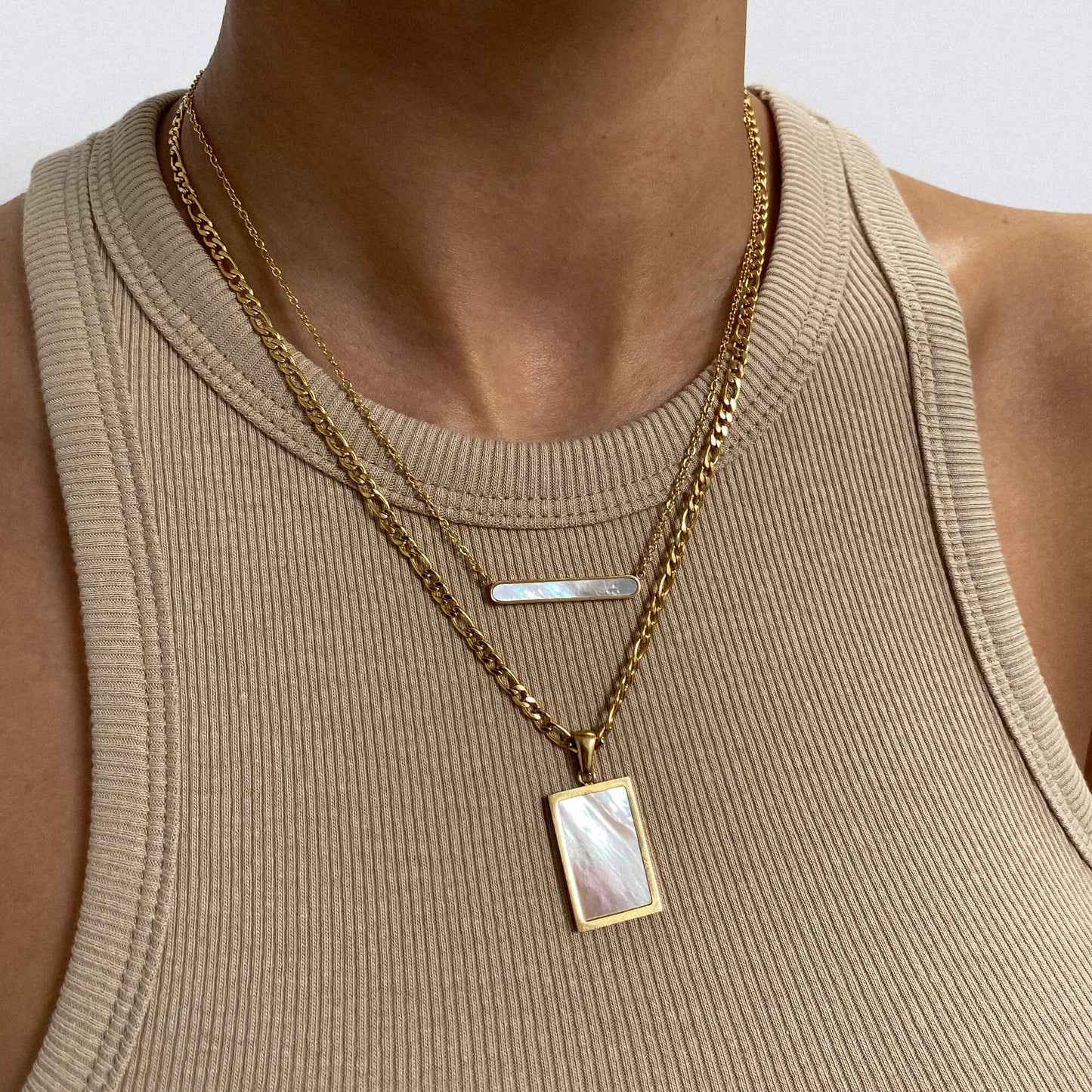 Amaya Opal Bar Necklace