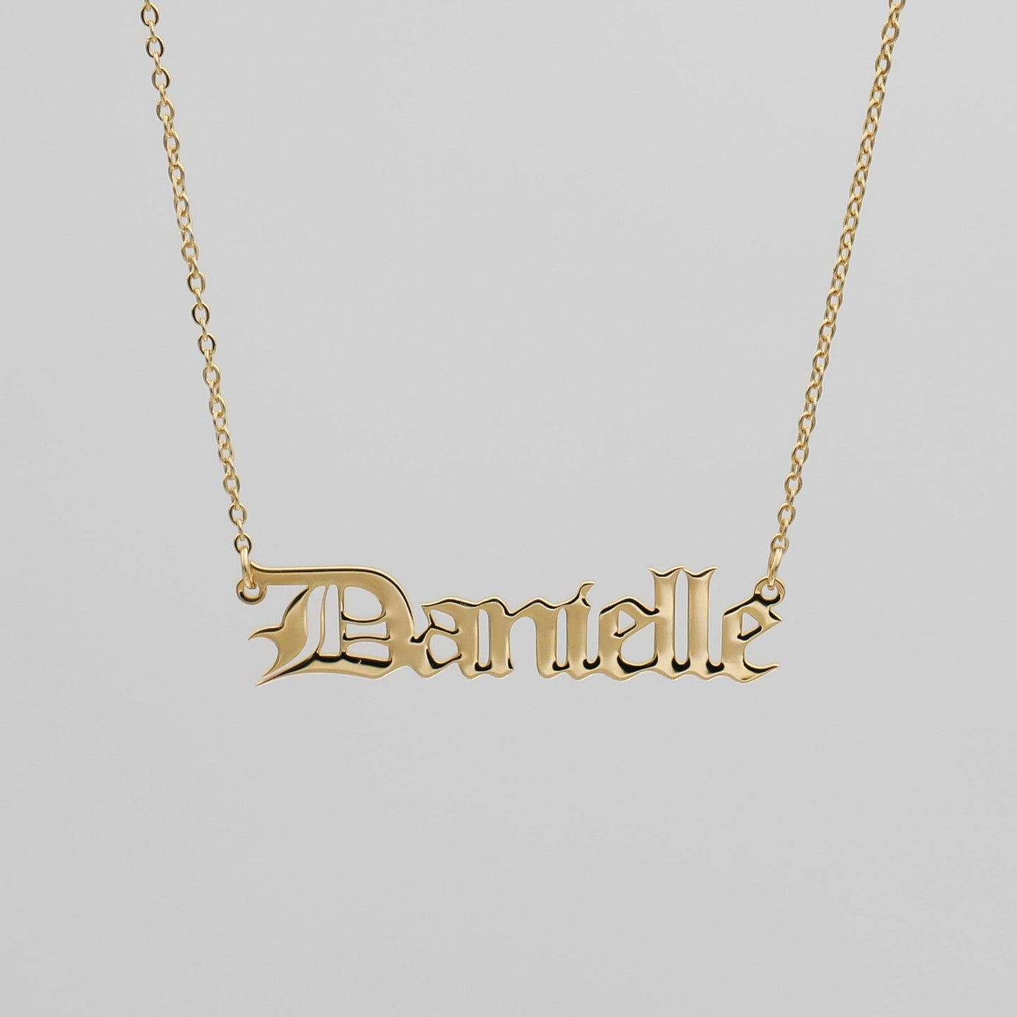 Classic Name Plate Necklace