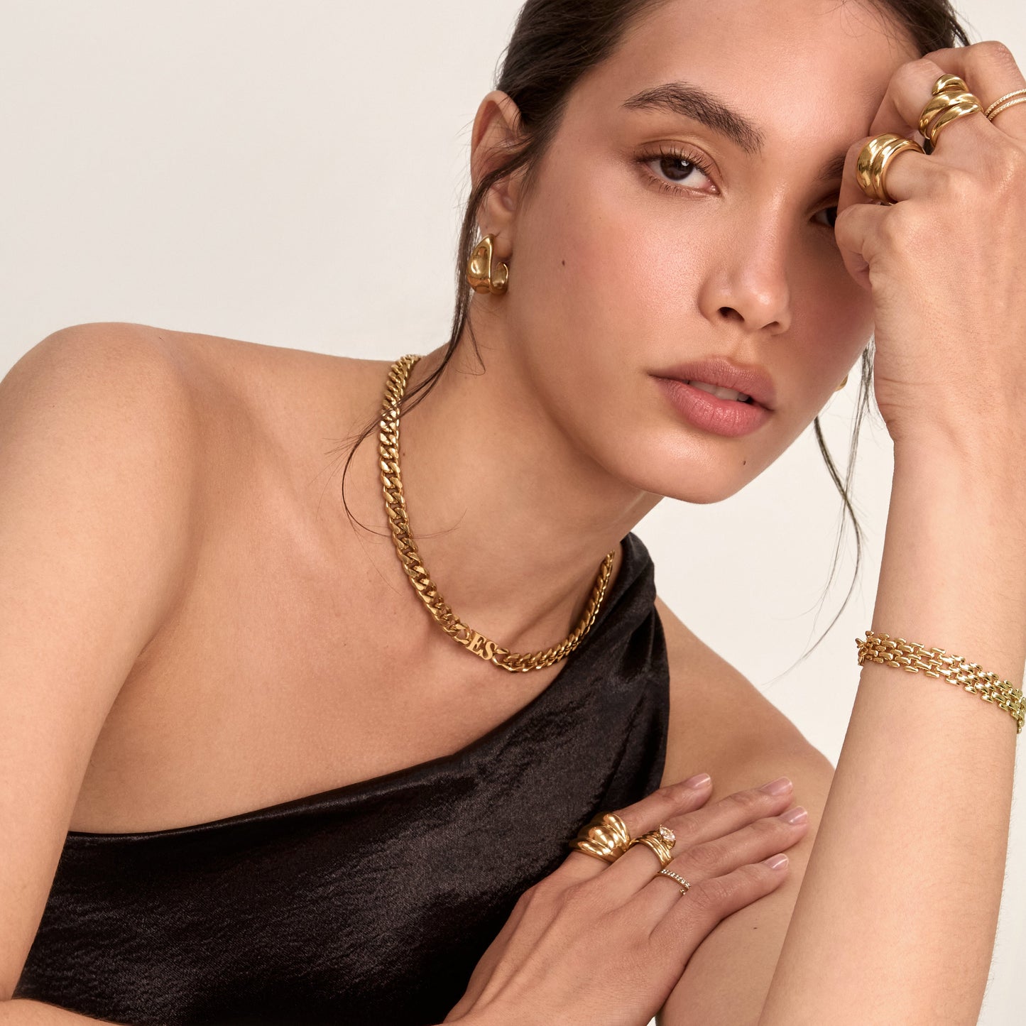 Initial Choker Necklace