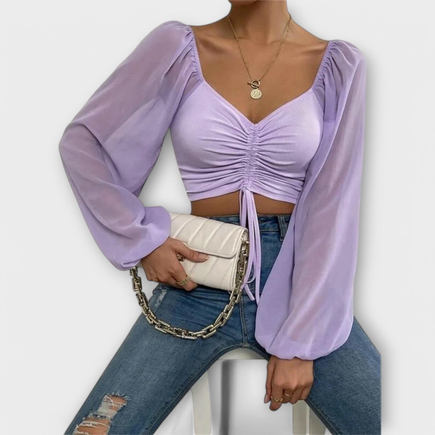 Jacqueline - Camicetta serale versatile