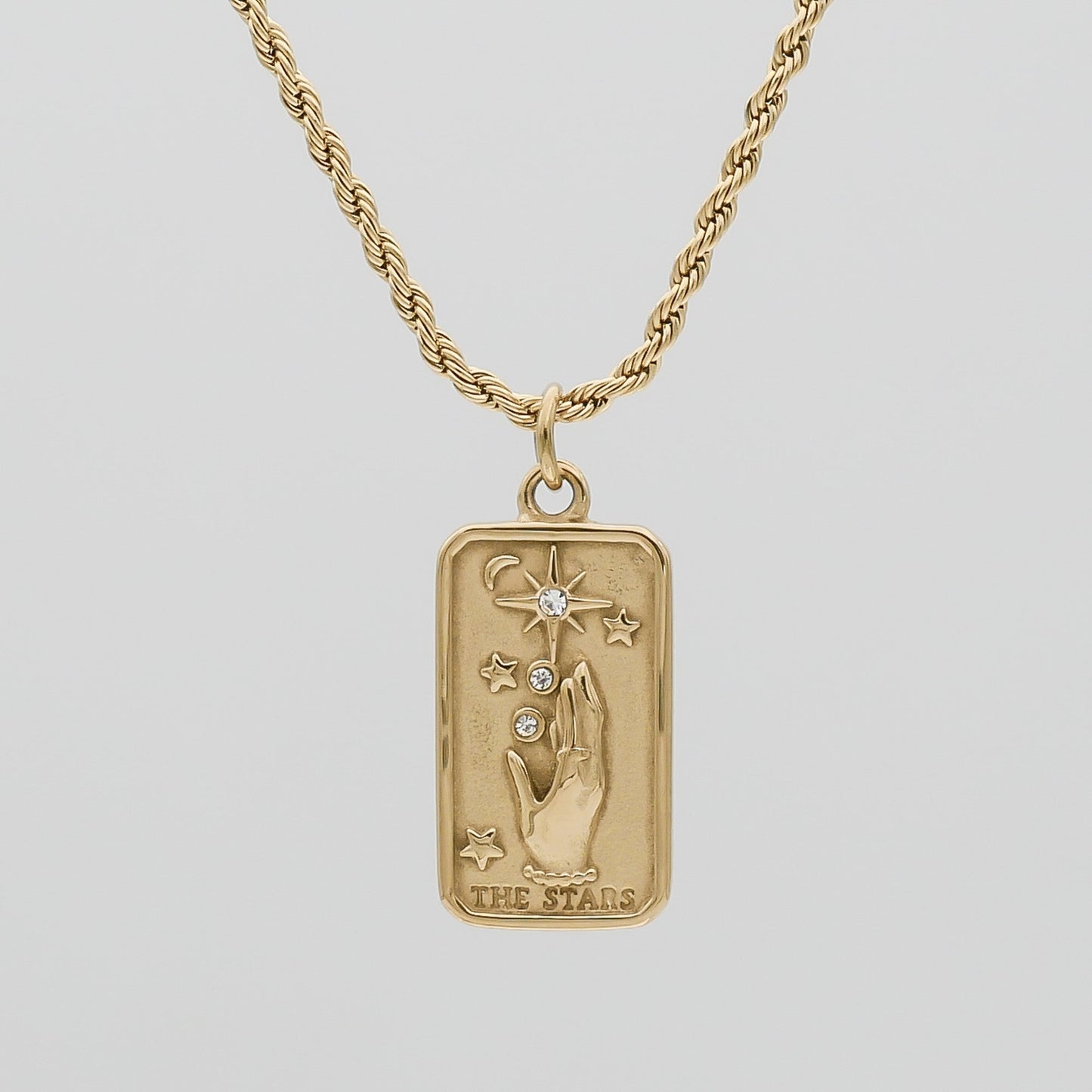 The Stars Tarot Card Necklace