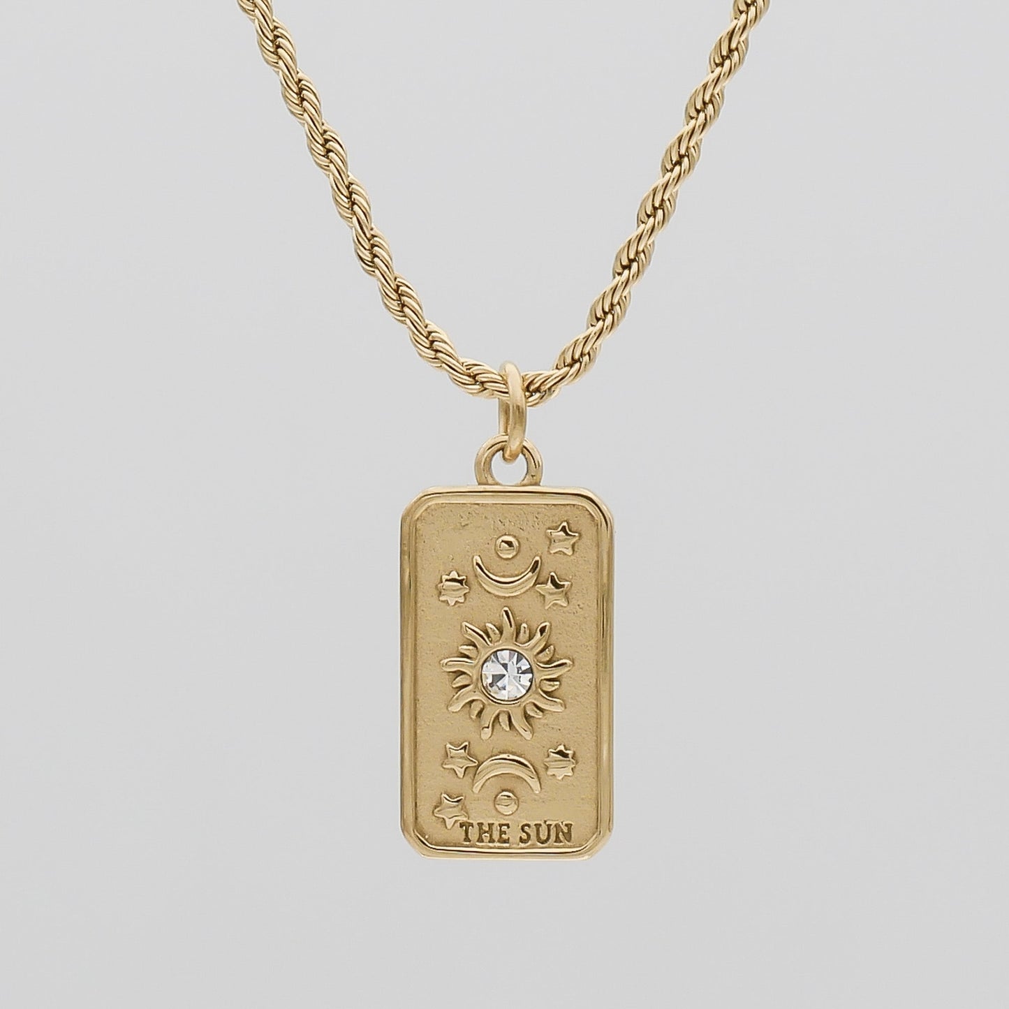 The Sun Tarot Card Necklace