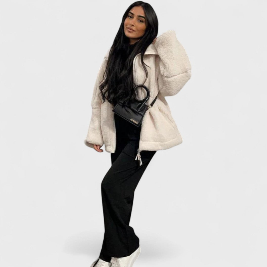 Kaja - Morbido cappotto di peluche