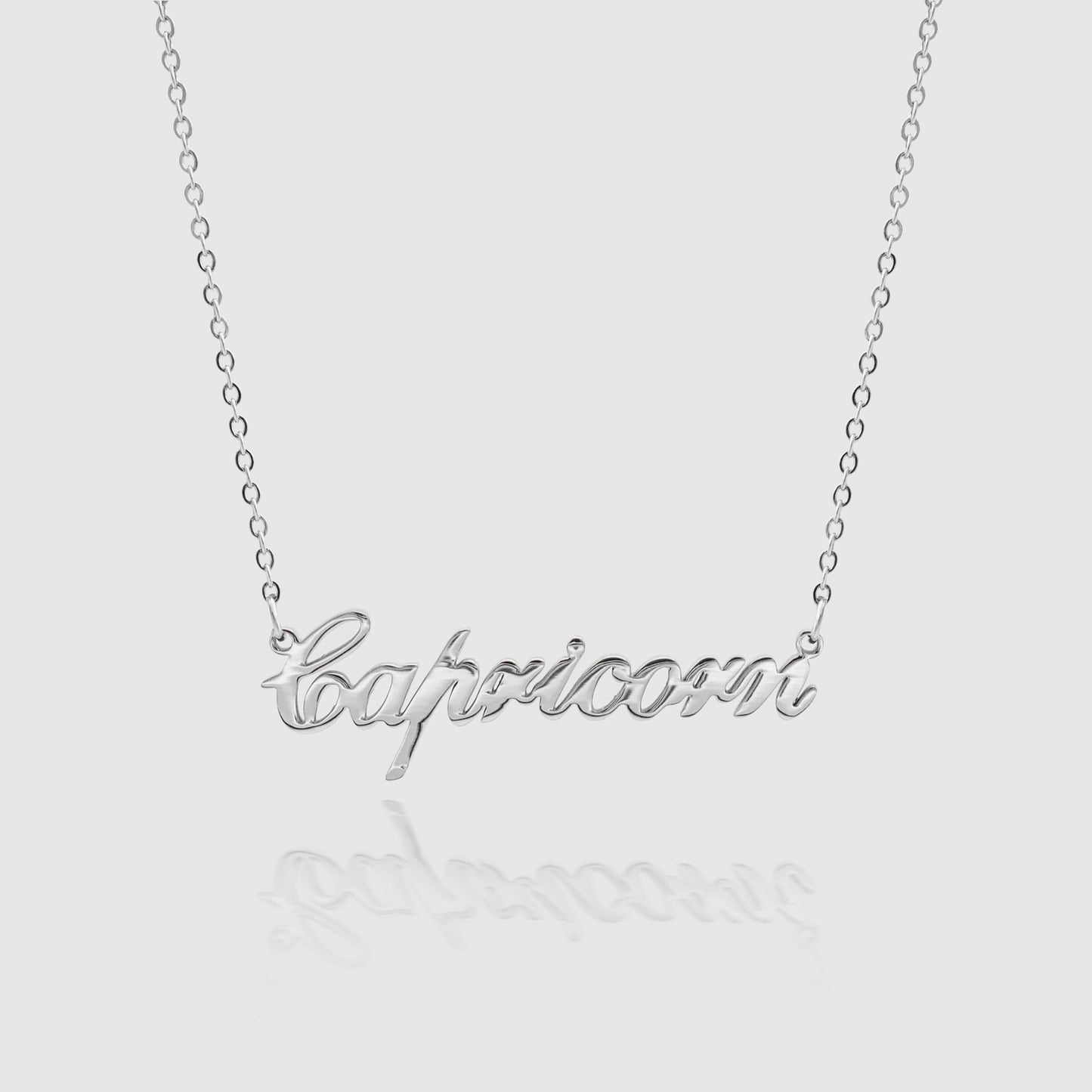 Zodiac Name Necklace