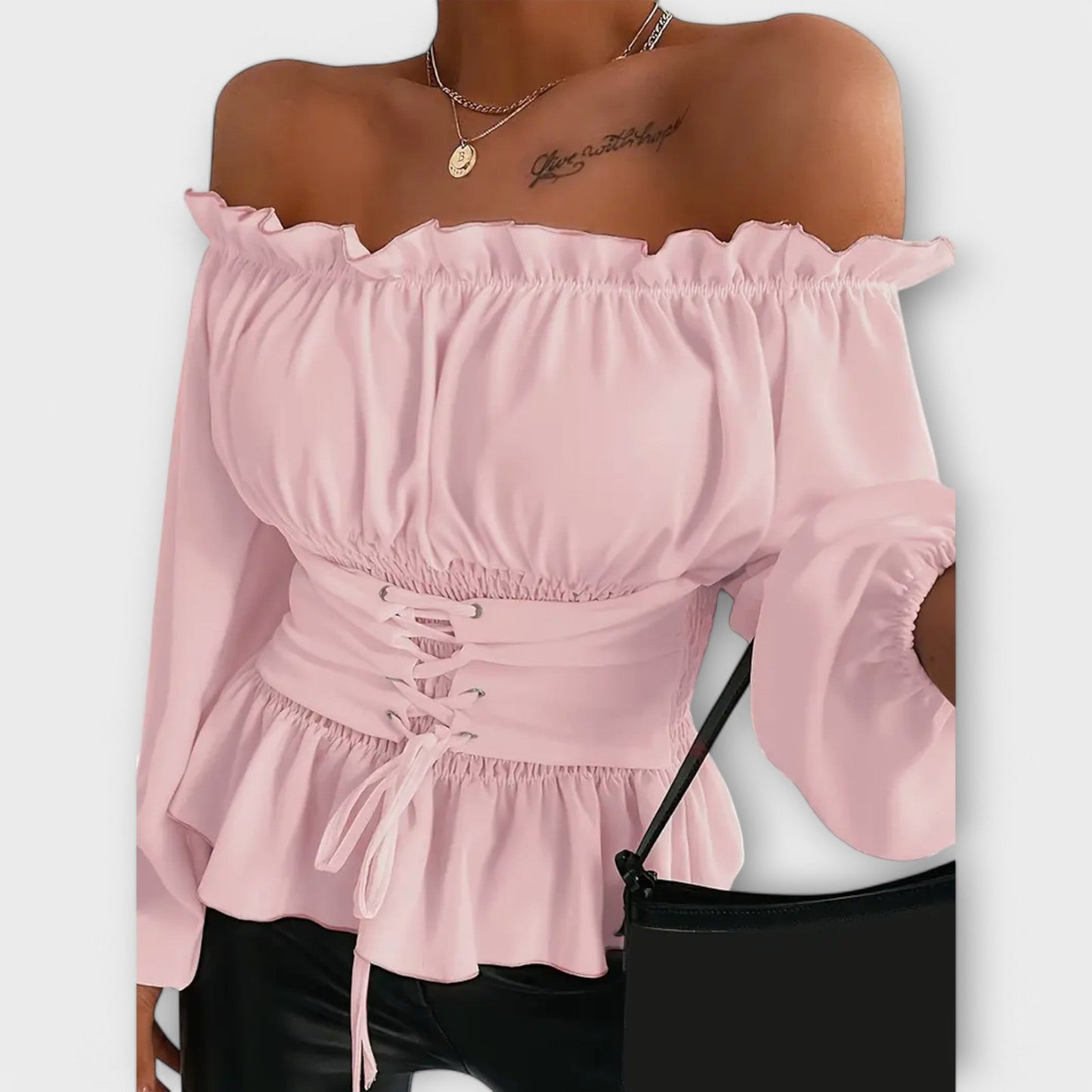 Amelia - Blusa con volant