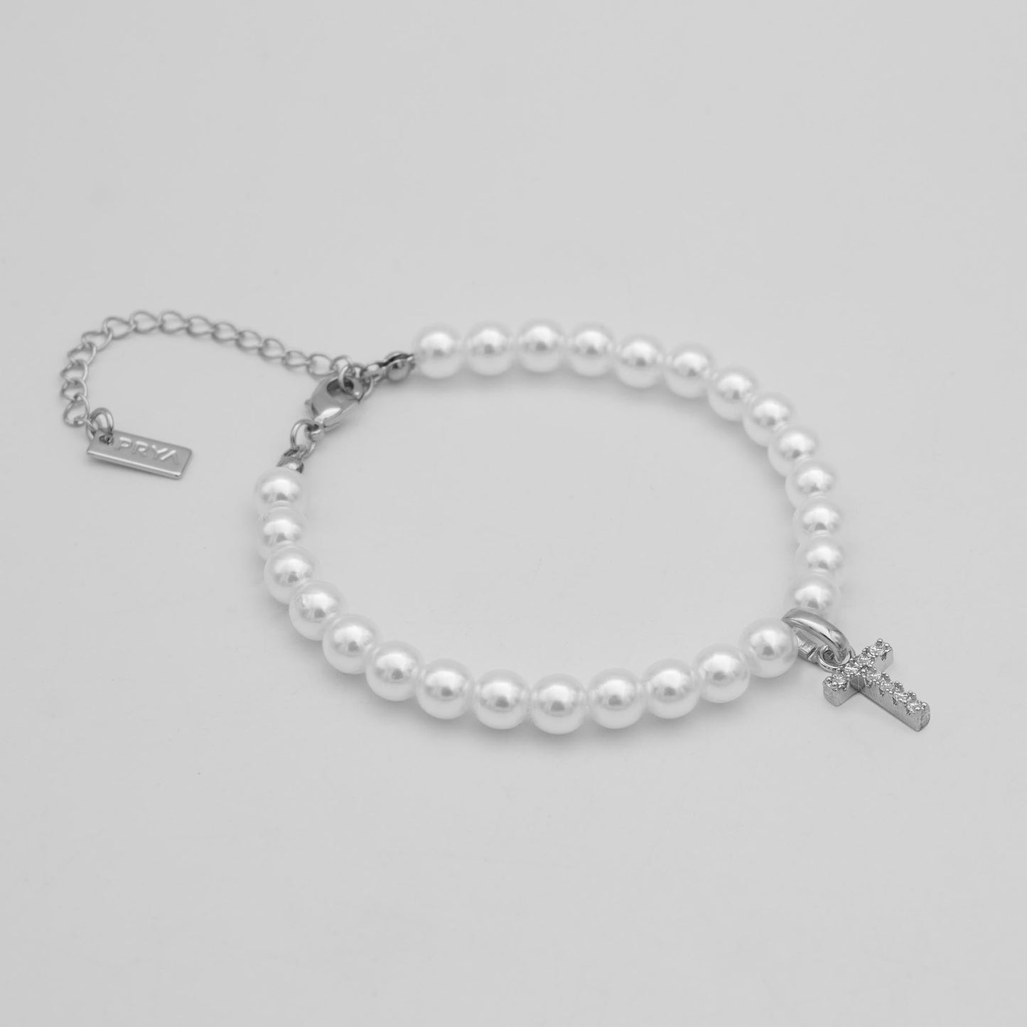 Classic Pearl Initial Anklet
