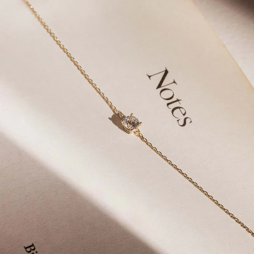 Dalynette | Bracciale con Pietre di Moissanite in Oro 14k