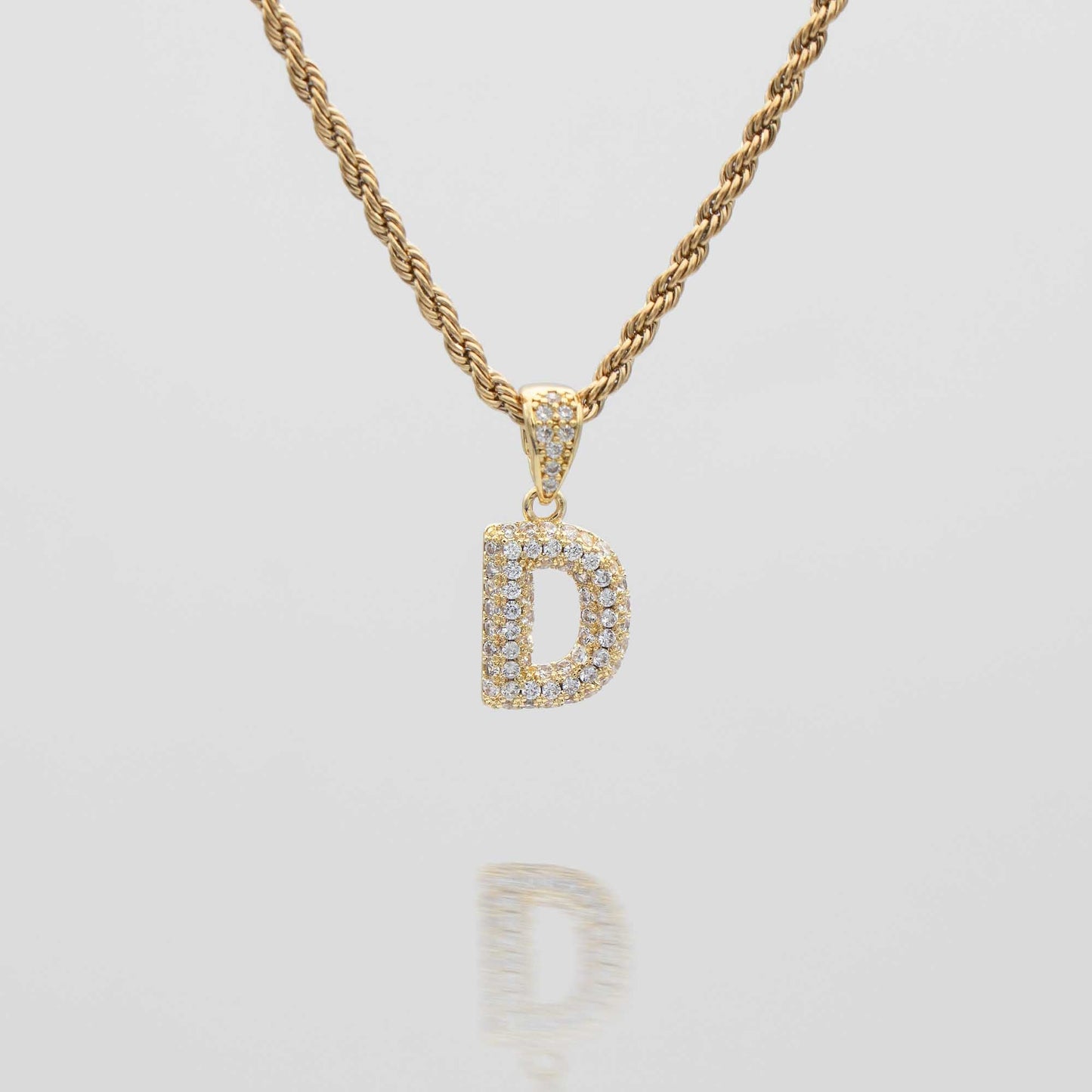 ICY Mini Bubble Initial Necklace