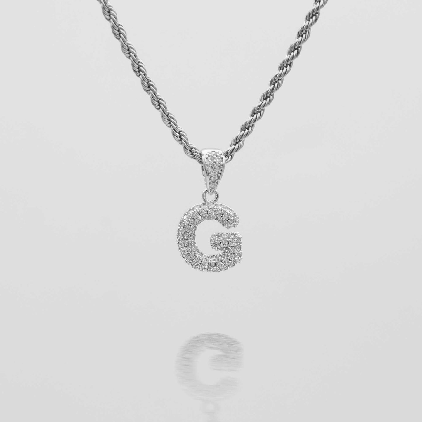 ICY Mini Bubble Initial Necklace
