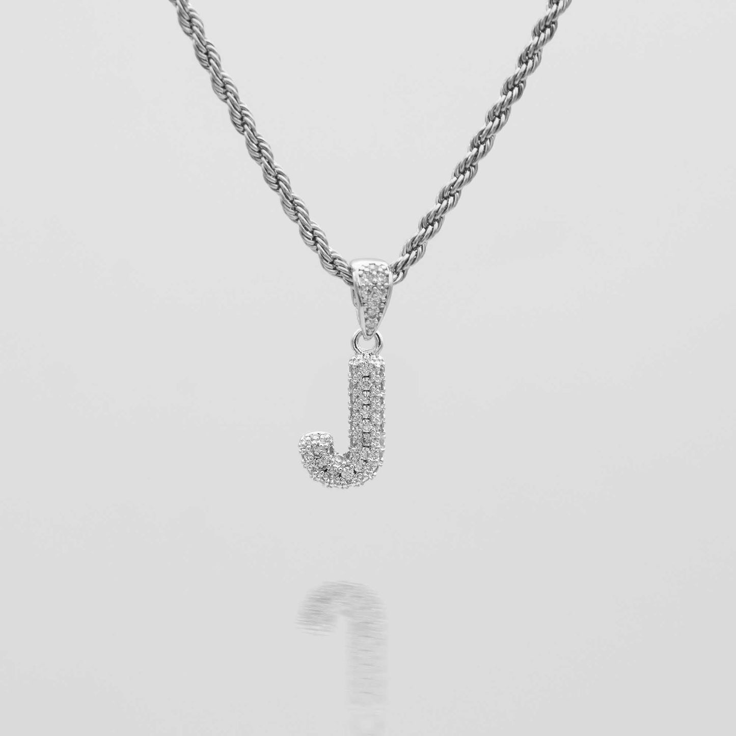 ICY Mini Bubble Initial Necklace