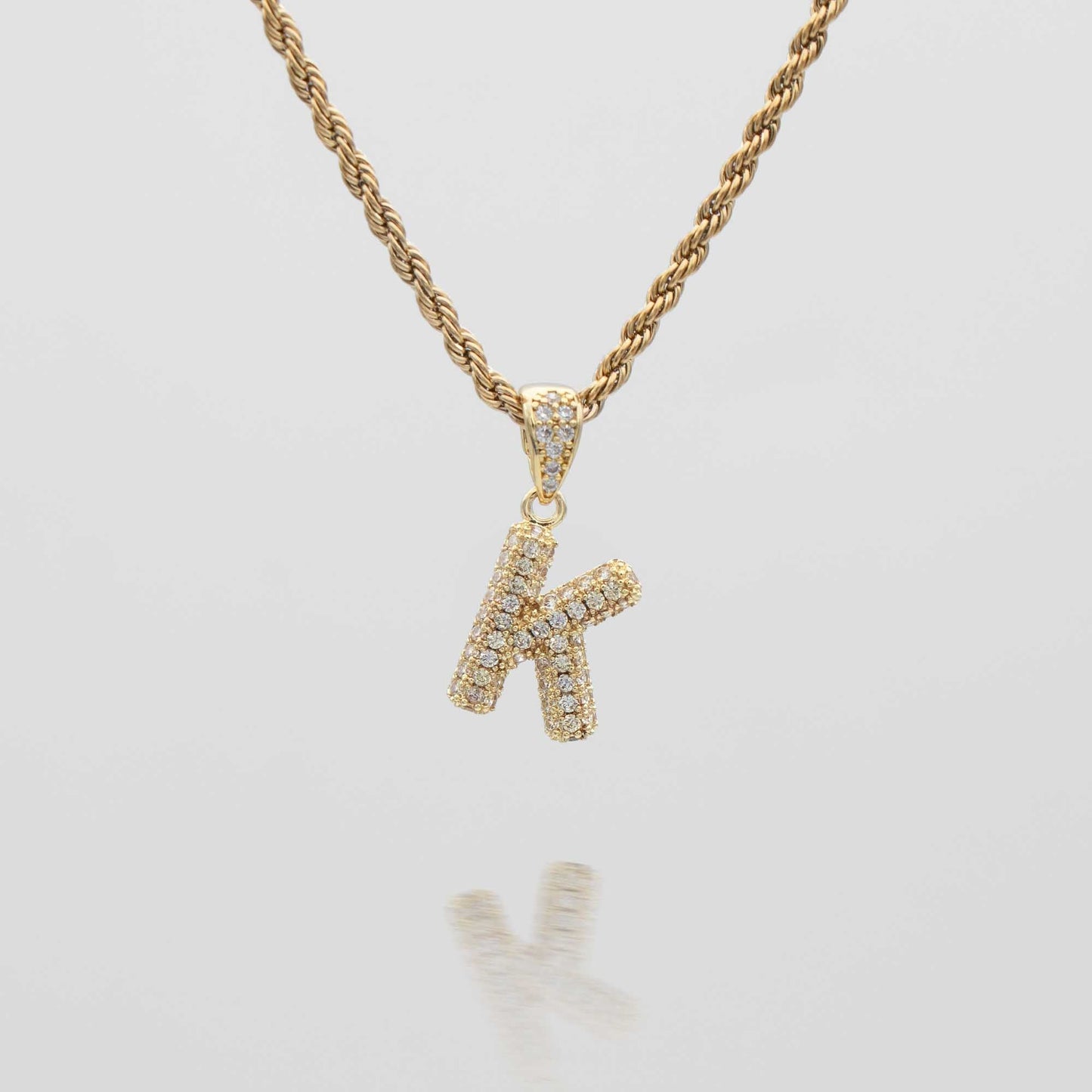 ICY Mini Bubble Initial Necklace