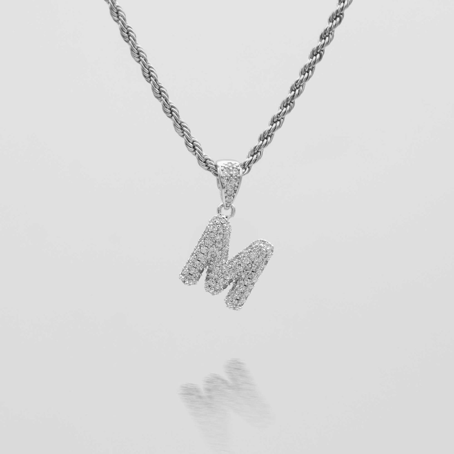 ICY Mini Bubble Initial Necklace