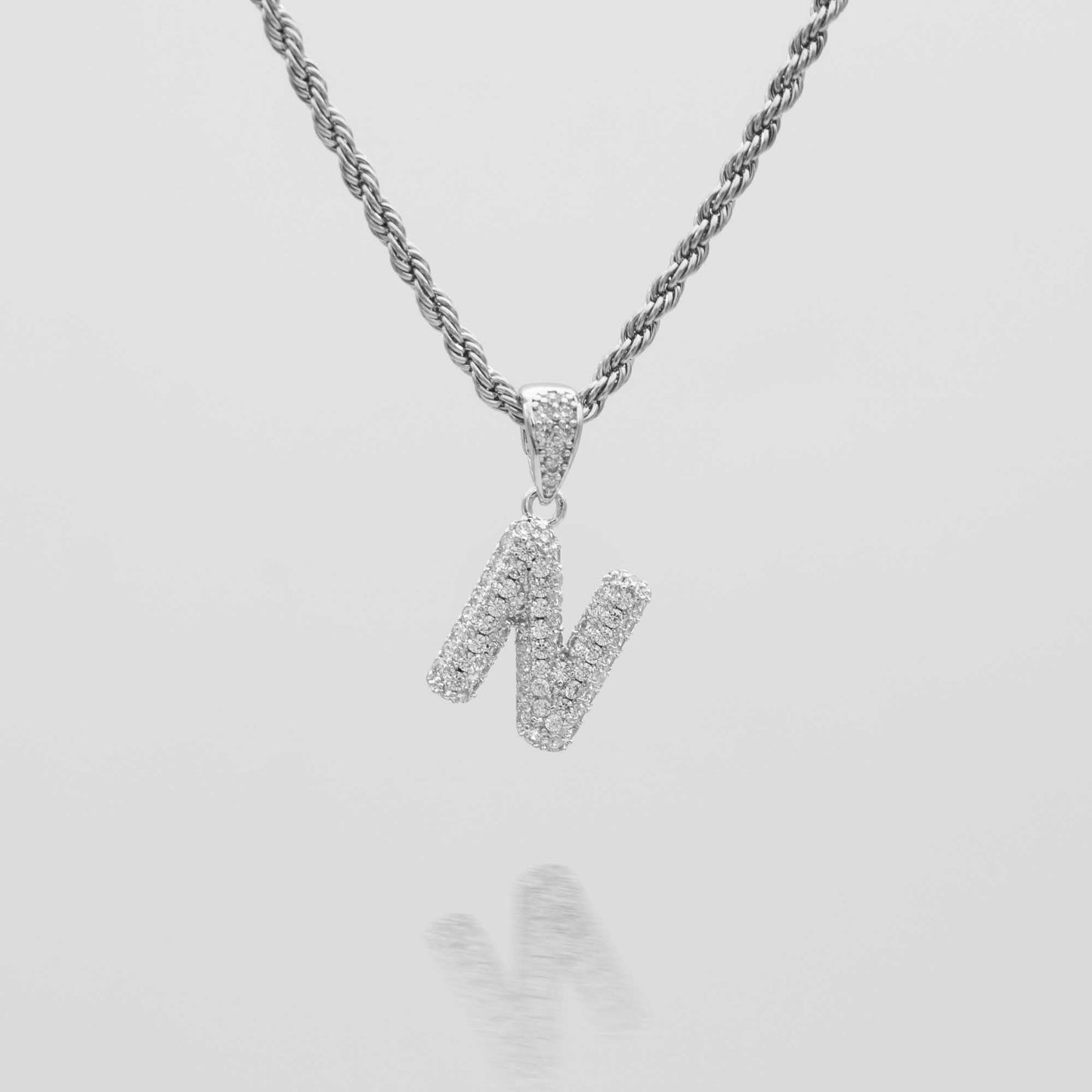 ICY Mini Bubble Initial Necklace