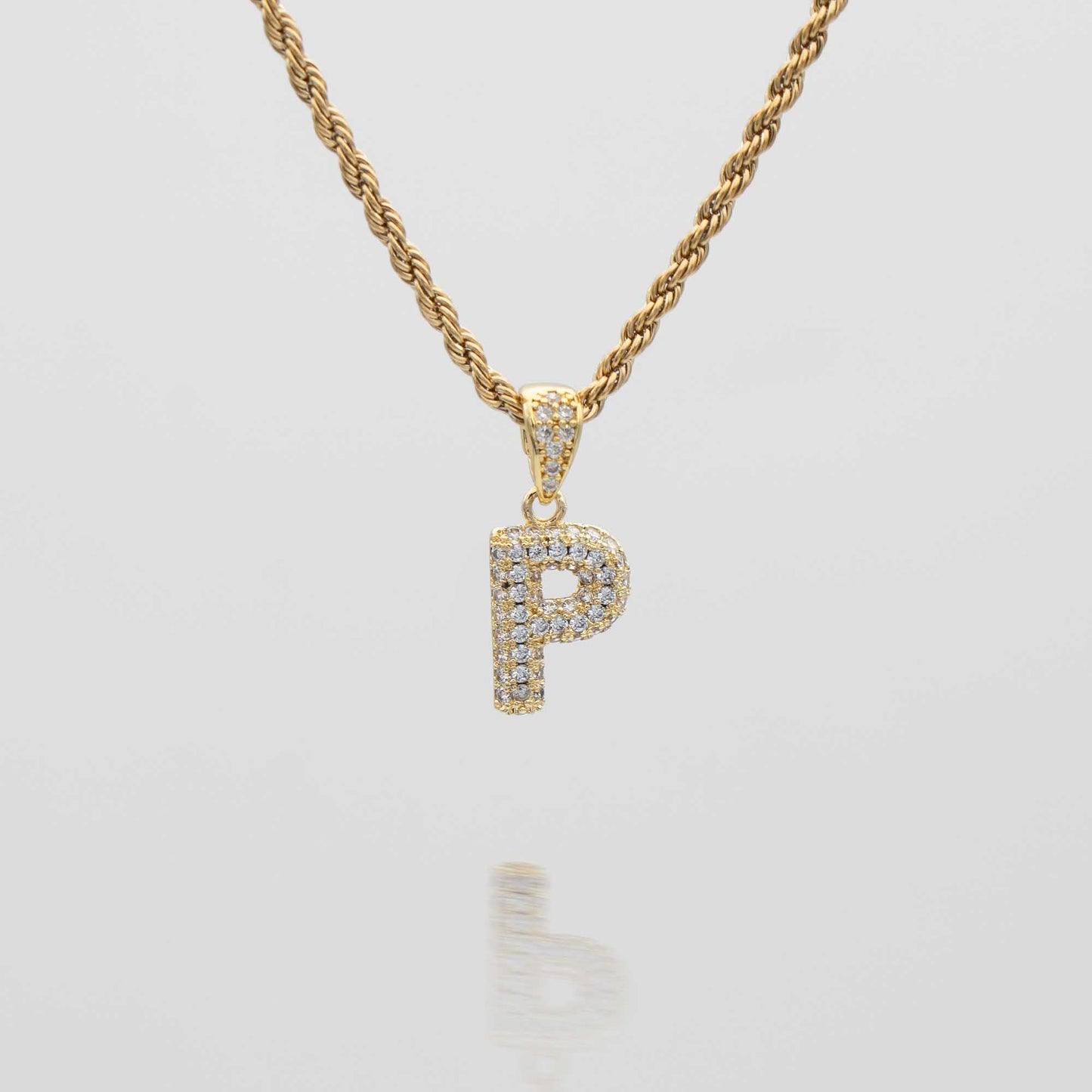 ICY Mini Bubble Initial Necklace