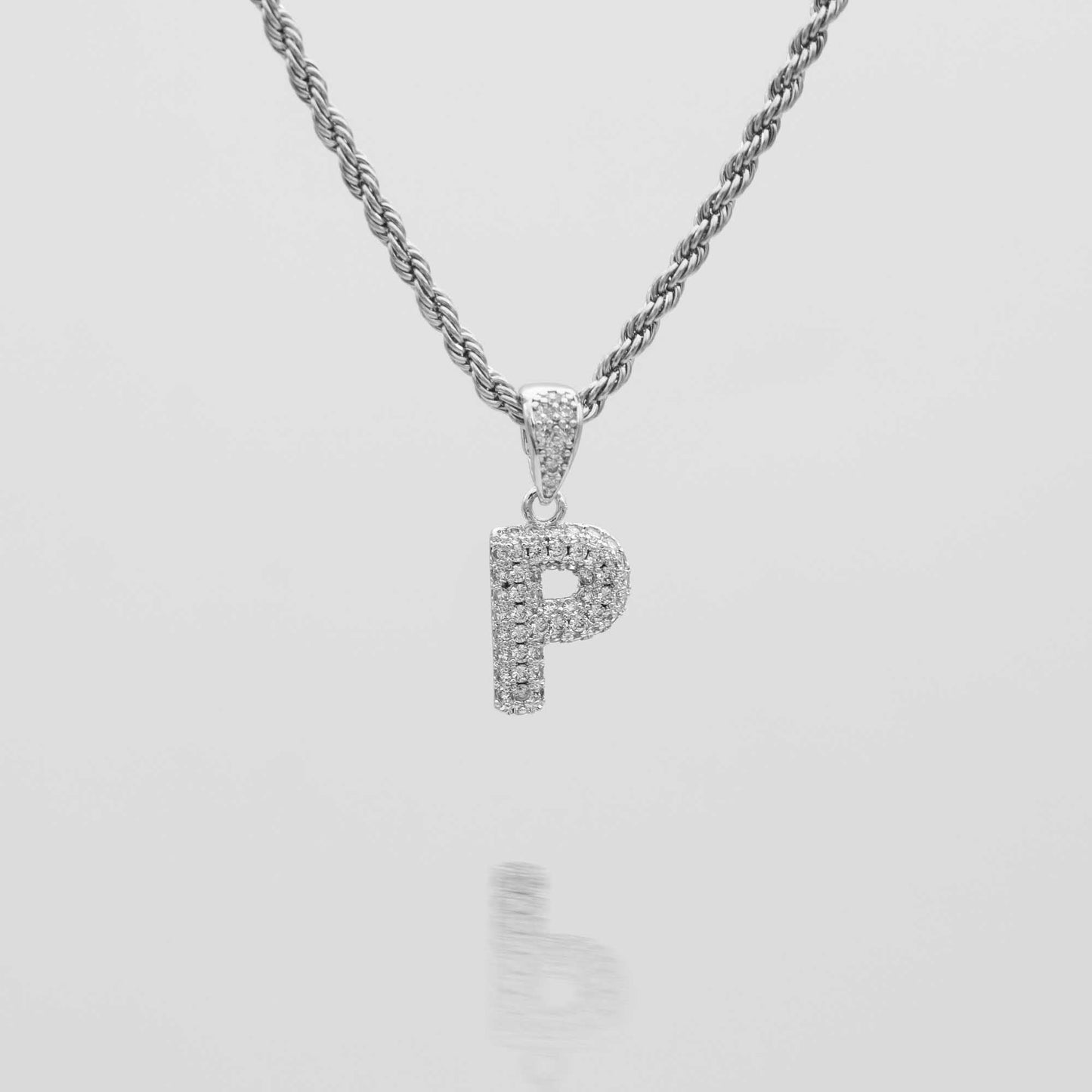 ICY Mini Bubble Initial Necklace