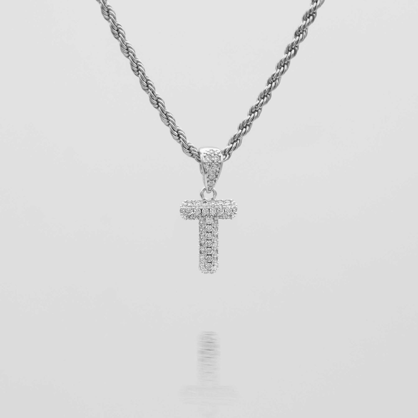 ICY Mini Bubble Initial Necklace