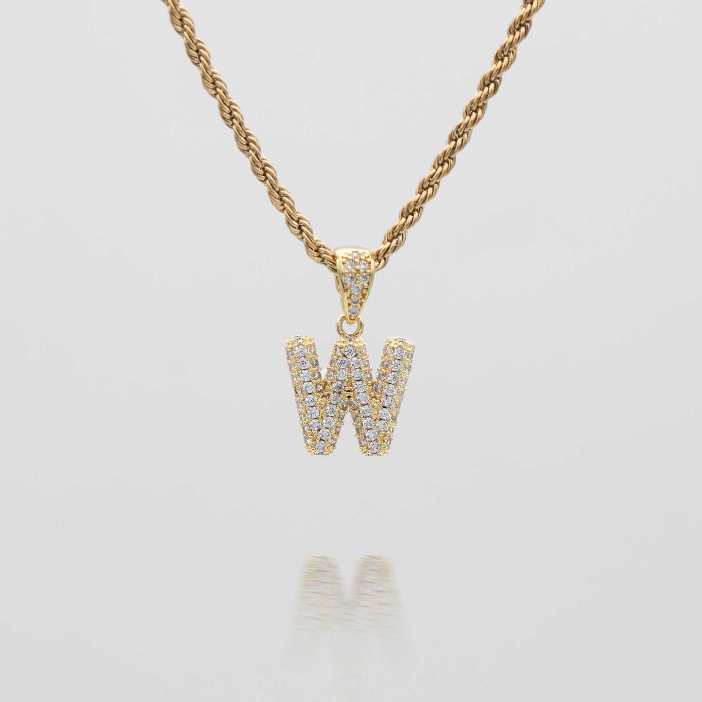 ICY Mini Bubble Initial Necklace