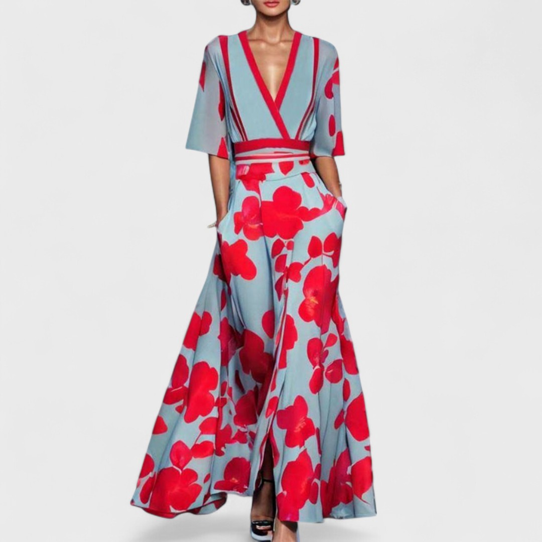 Océane ™️ - Maxi abito floreale elegante