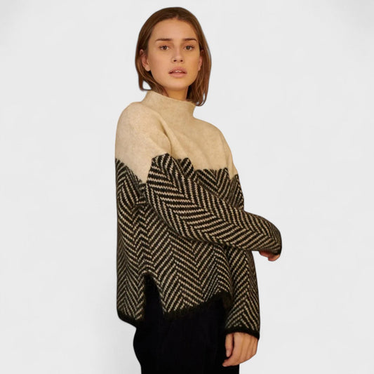 Adelie - Dolcevita premium in maglia pregiata