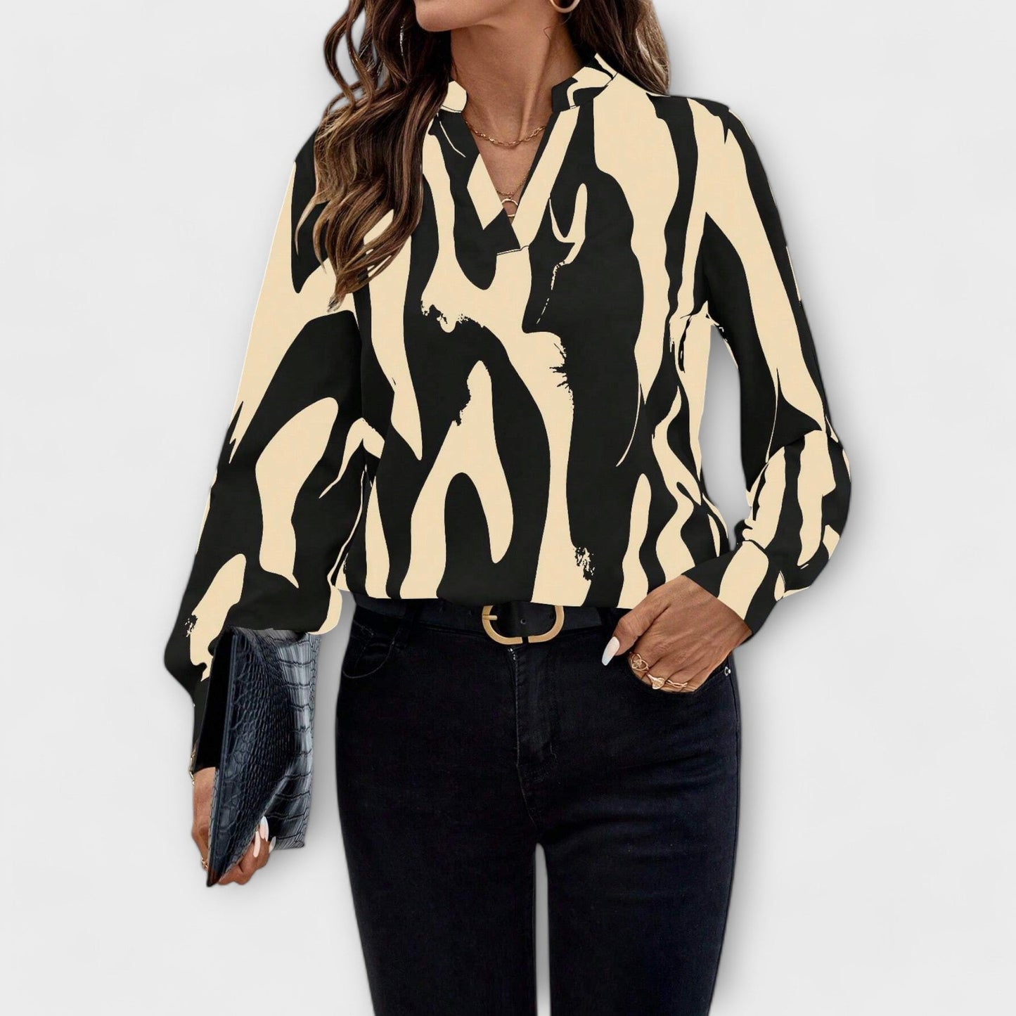 Maglietta con motivo grafico e design elegante