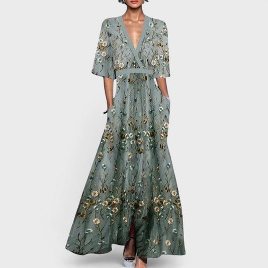 Océane ™️ - Maxi abito floreale elegante